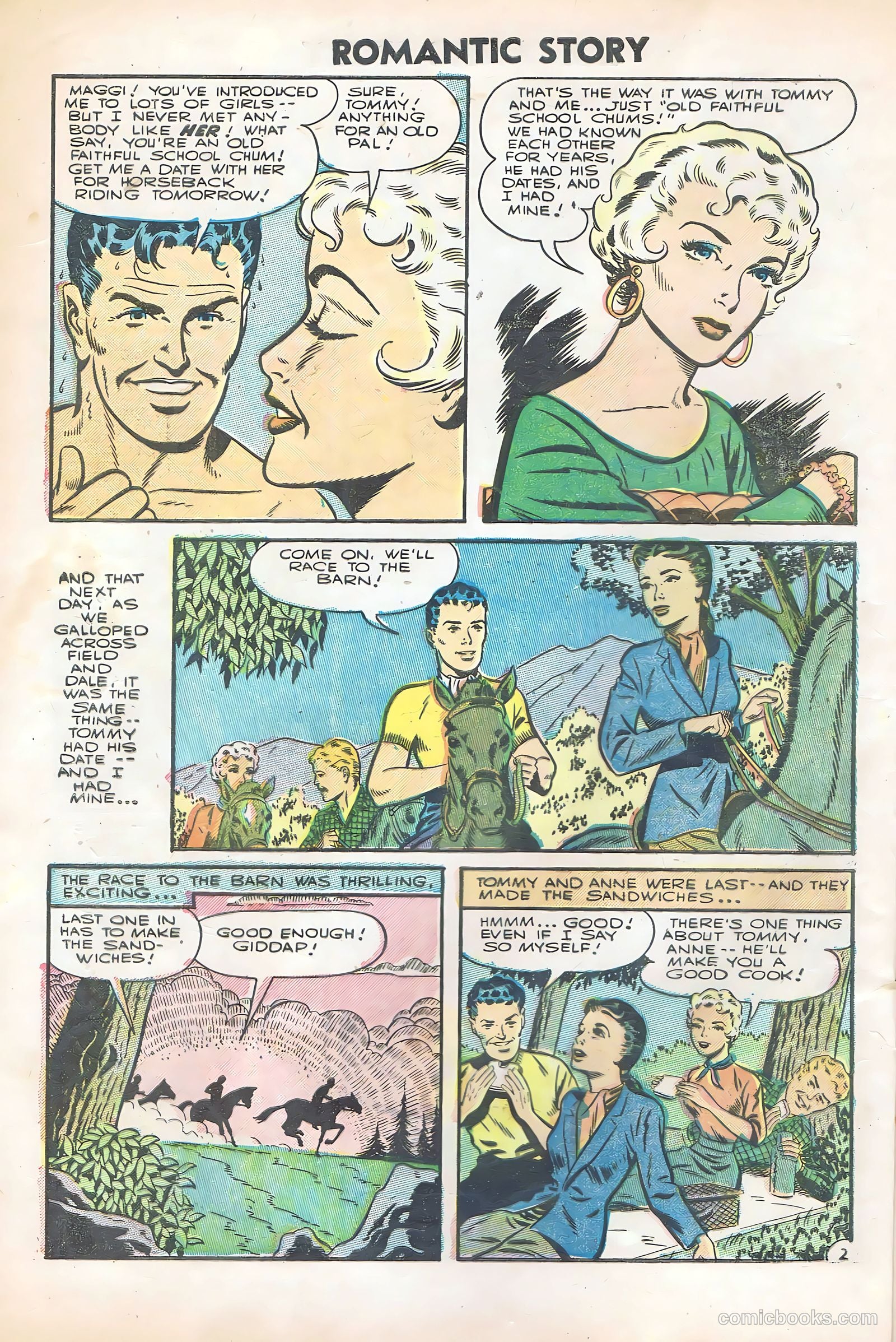 Romantic Story #30 (1956) — page 4 of 36