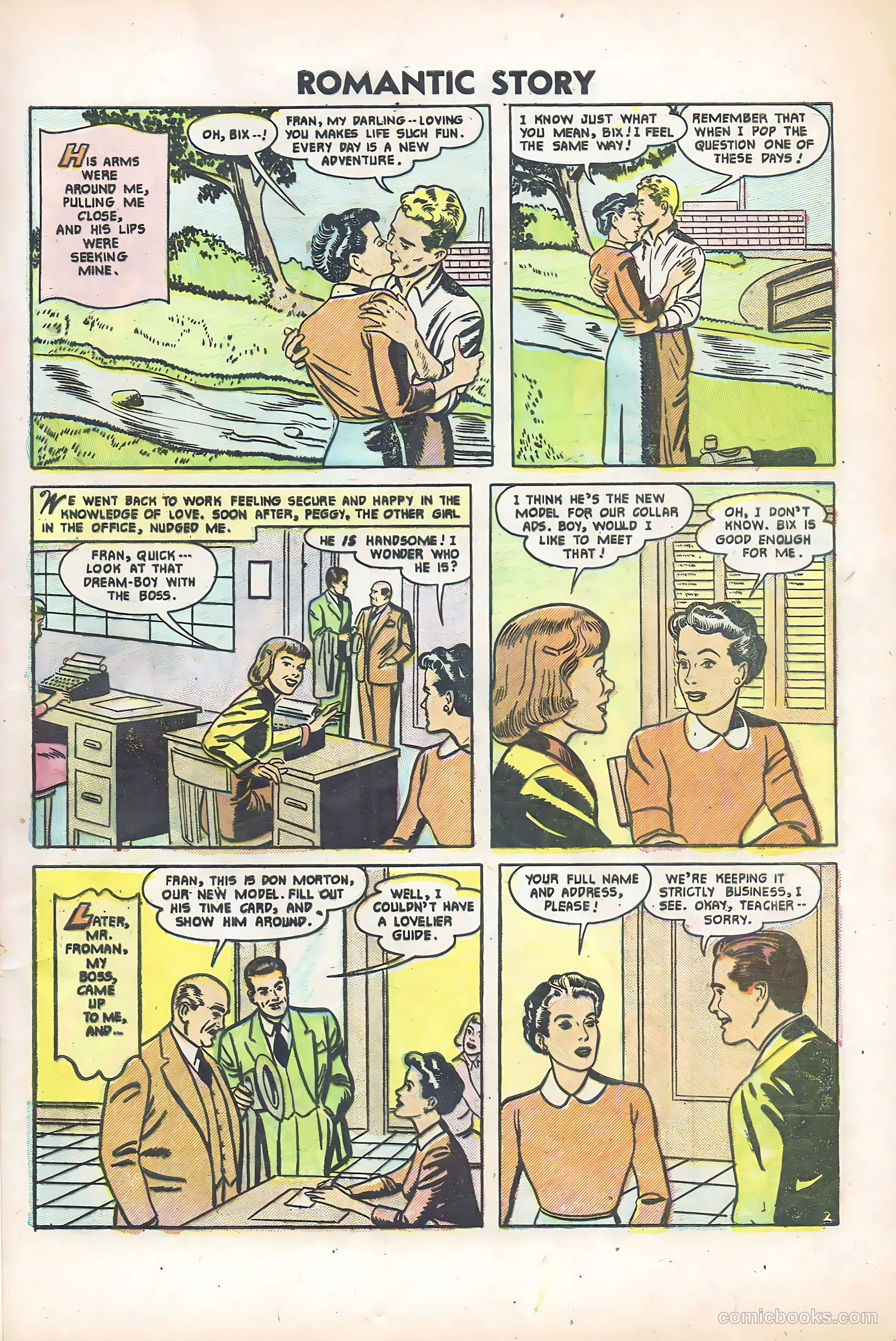 Romantic Story #30 (1956) — page 9 of 36