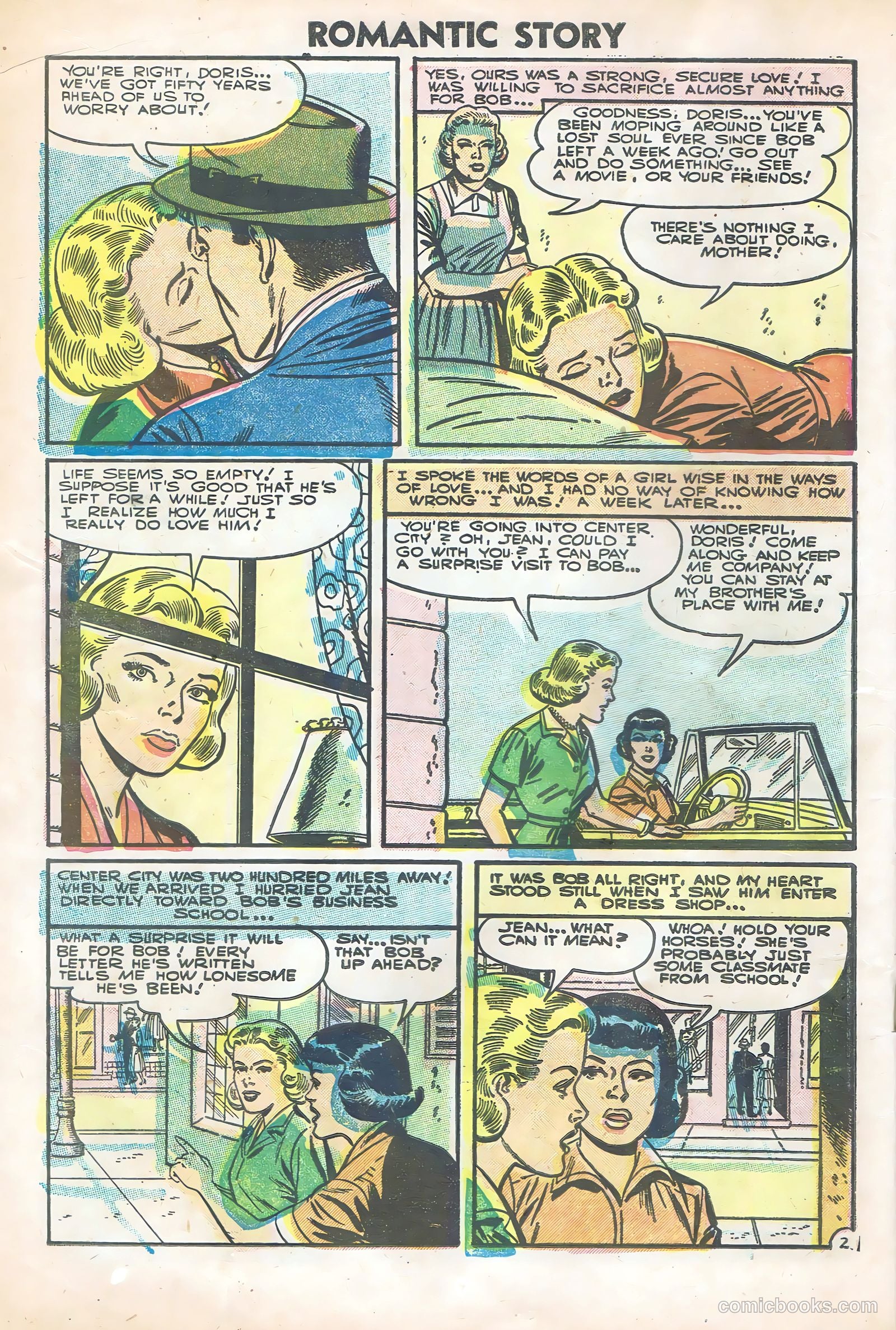 Romantic Story #30 (1956) — page 18 of 36