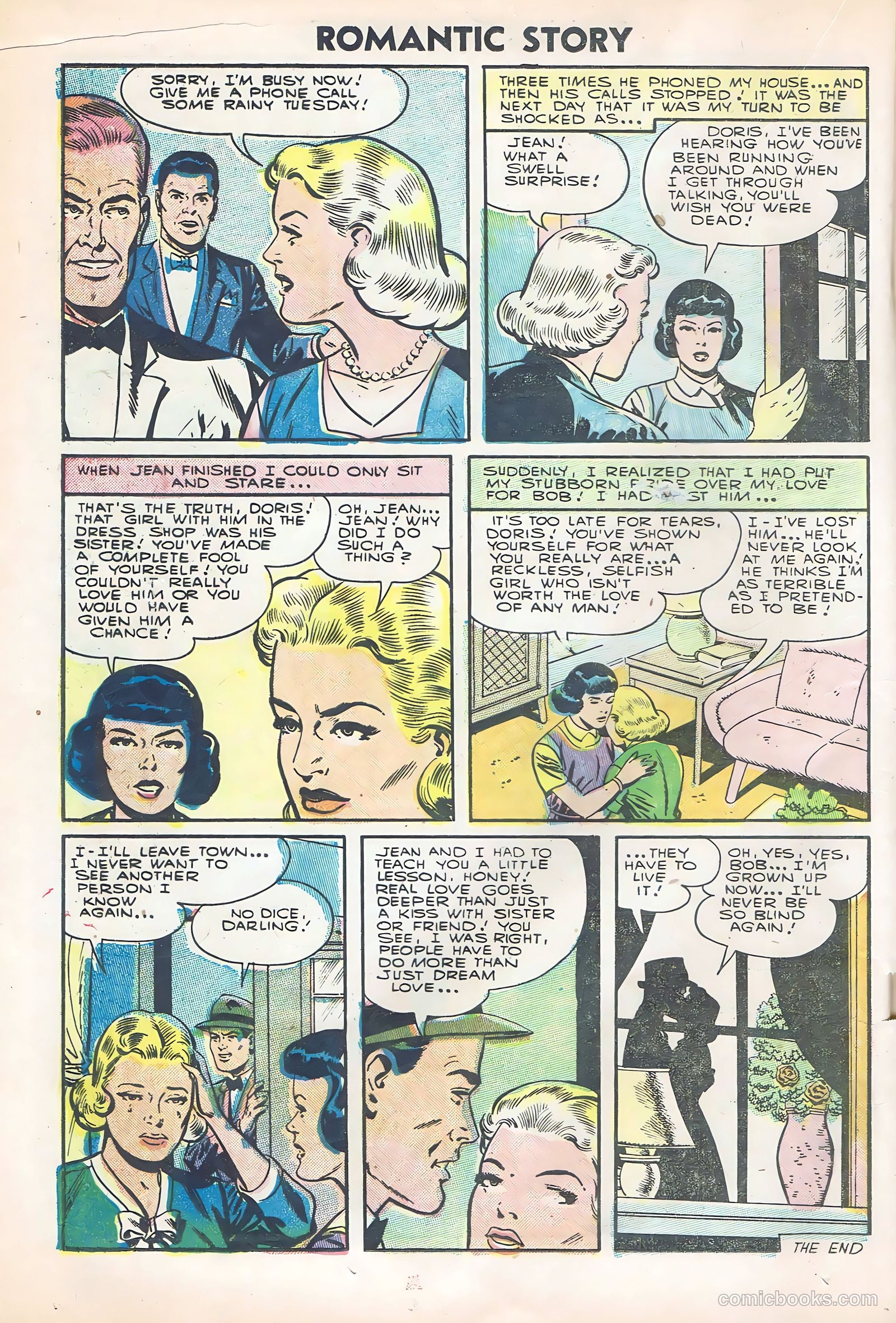 Romantic Story #30 (1956) — page 20 of 36