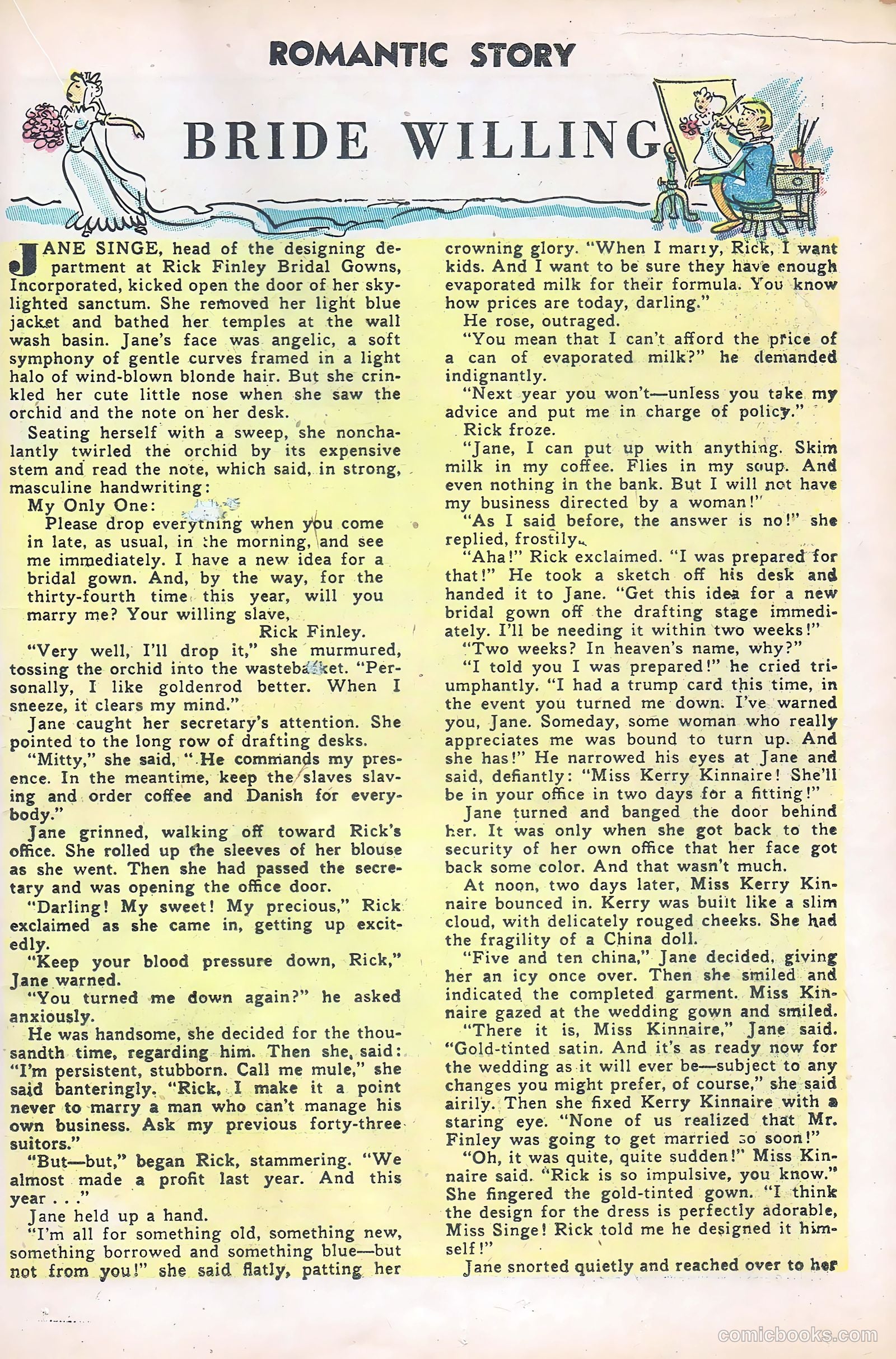 Romantic Story #30 (1956) — page 21 of 36