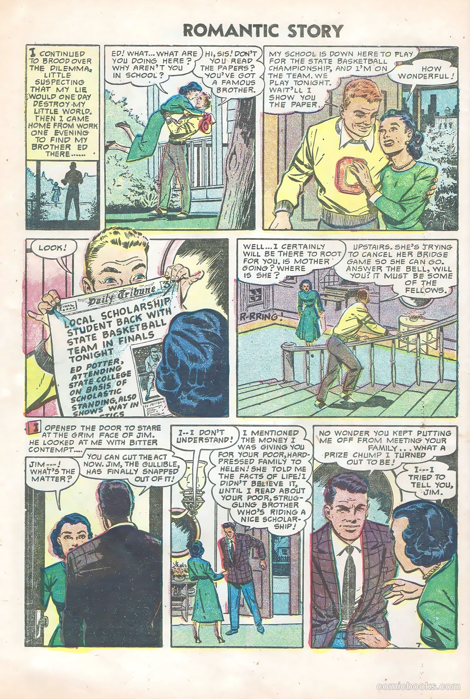 Romantic Story #30 (1956) — page 30 of 36