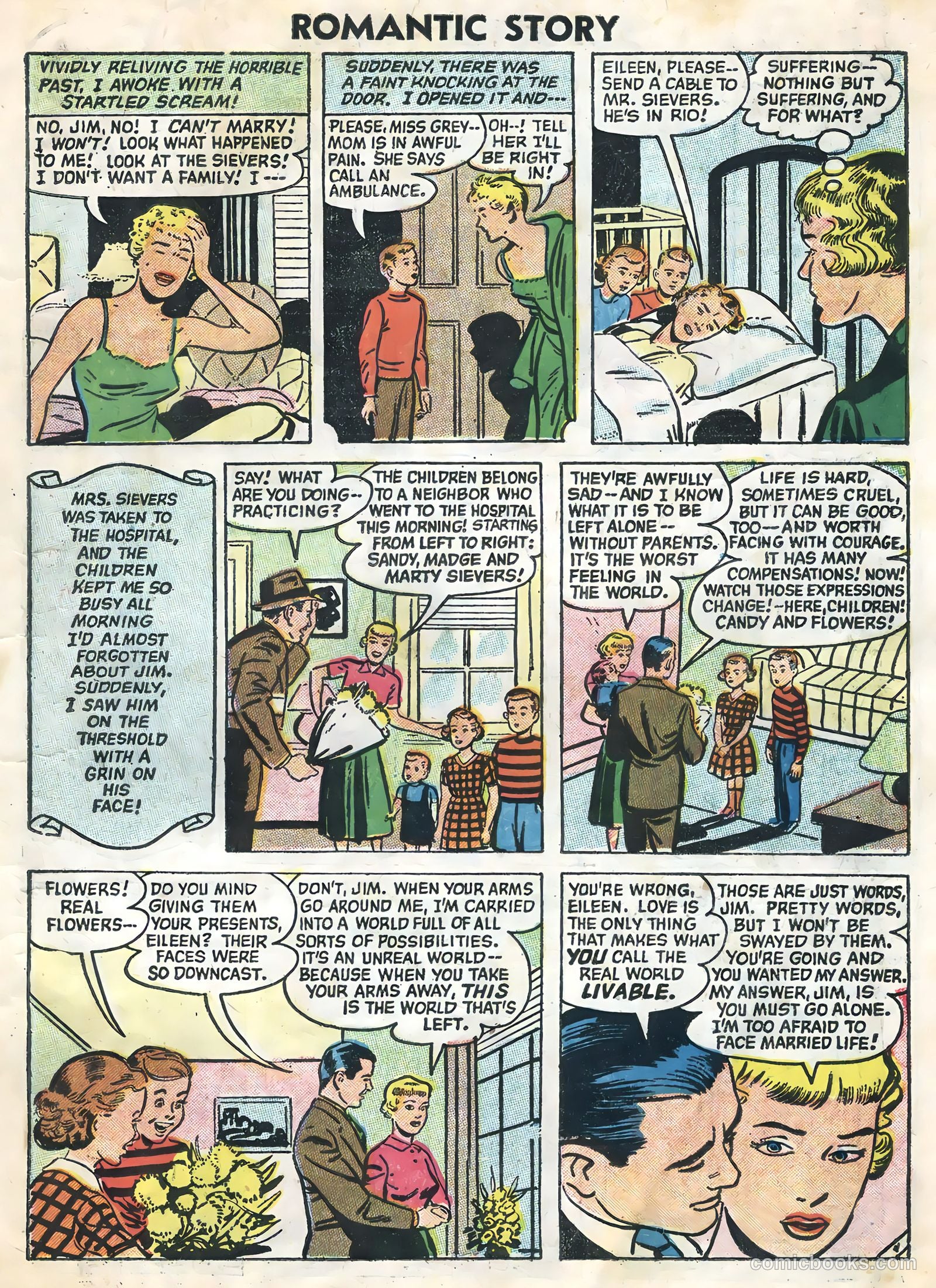 Romantic Story #31 (1956) — page 7 of 36