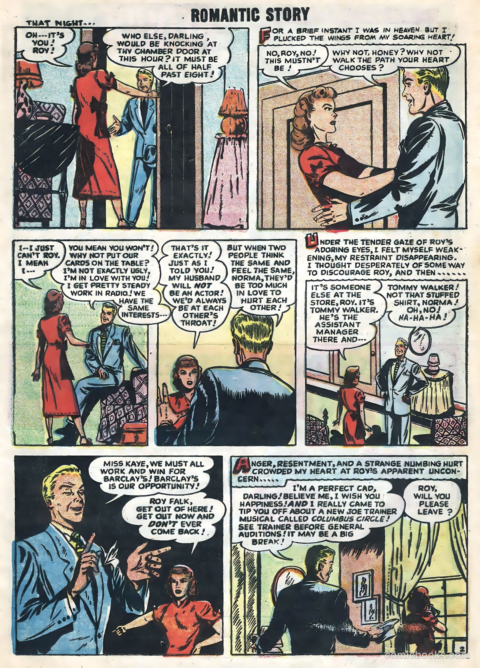 Romantic Story #31 (1956) — page 21 of 36