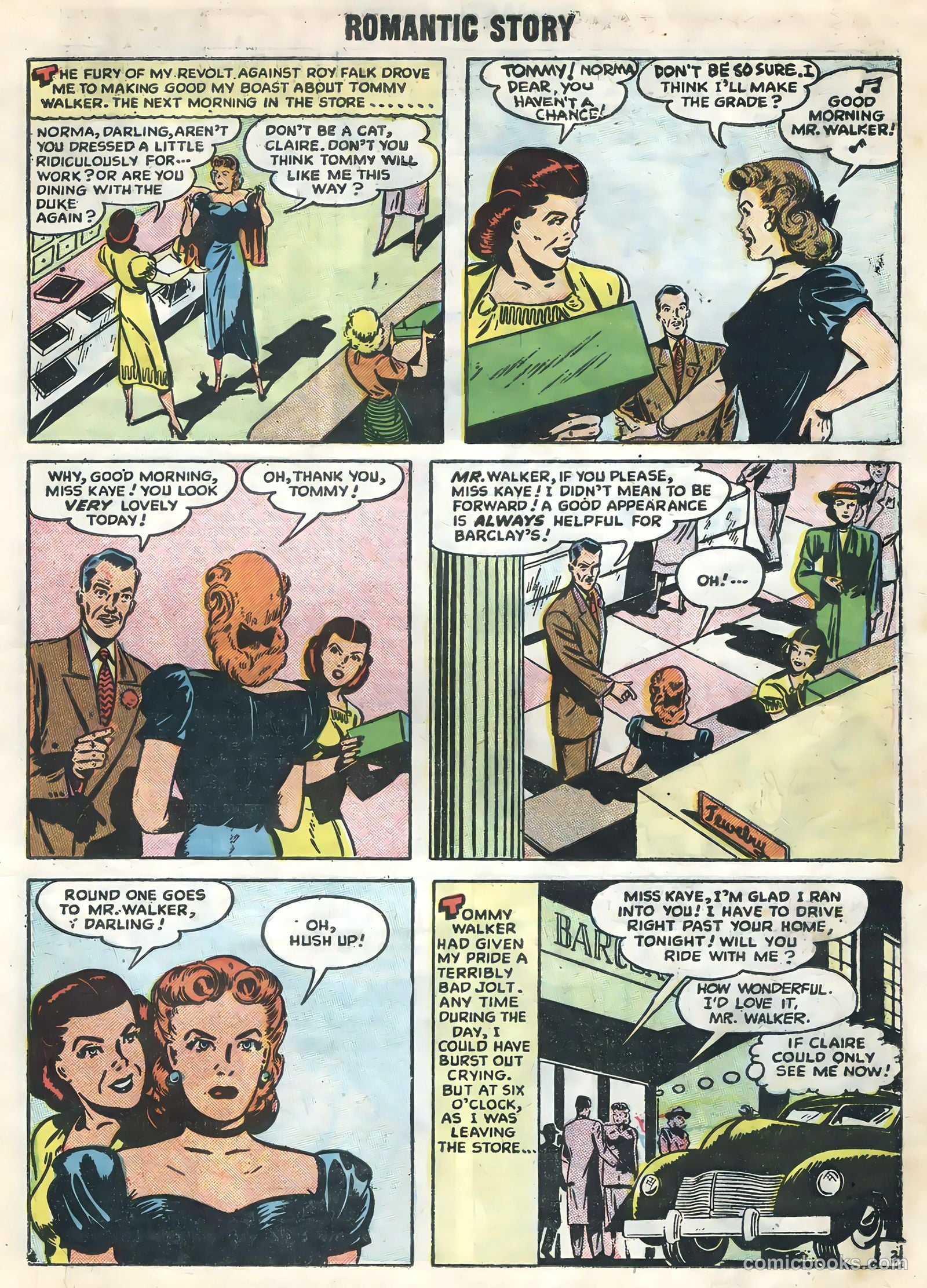 Romantic Story #31 (1956) — page 23 of 36