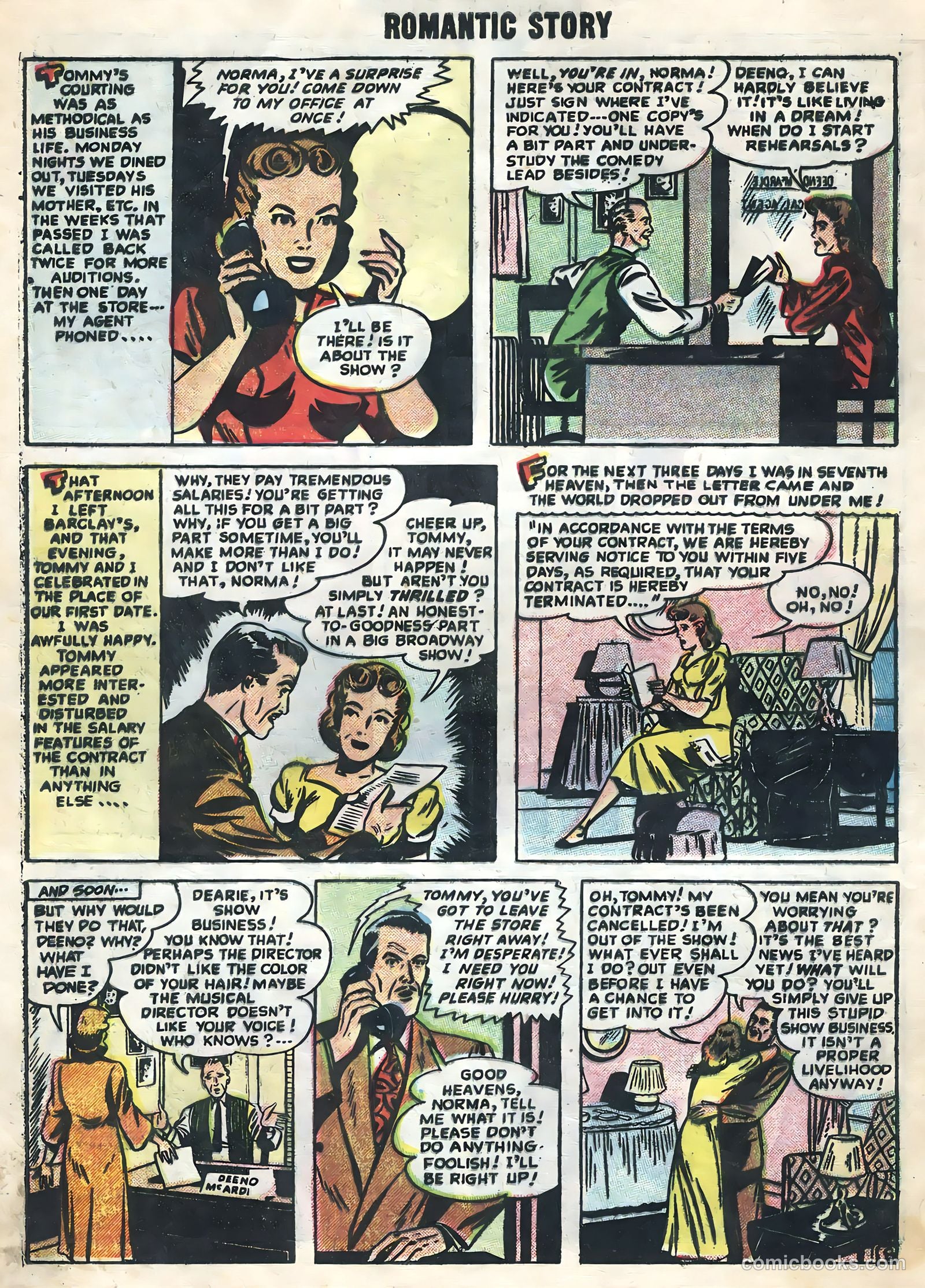 Romantic Story #31 (1956) — page 28 of 36