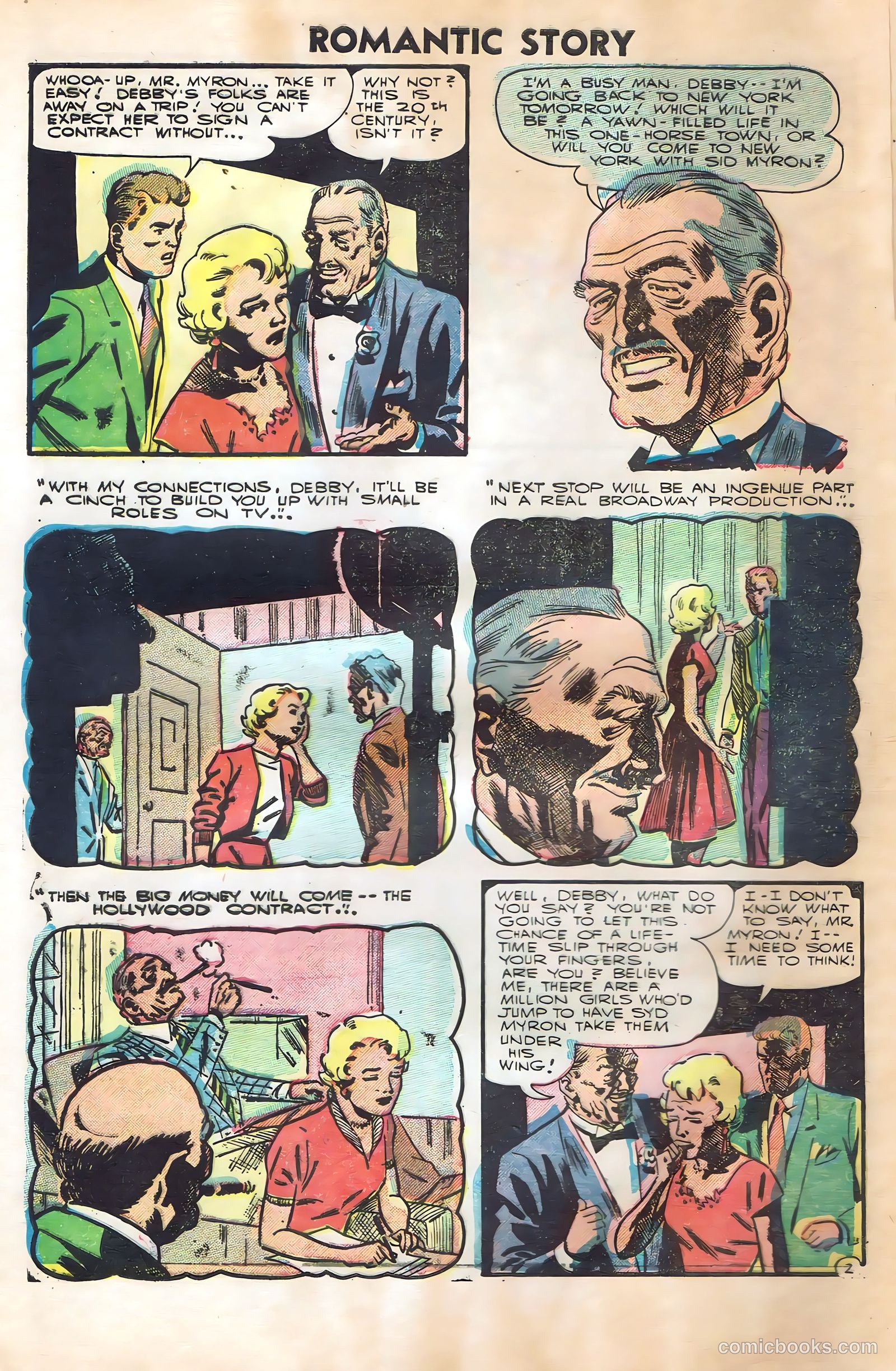 Romantic Story #32 (1956) — page 4 of 36