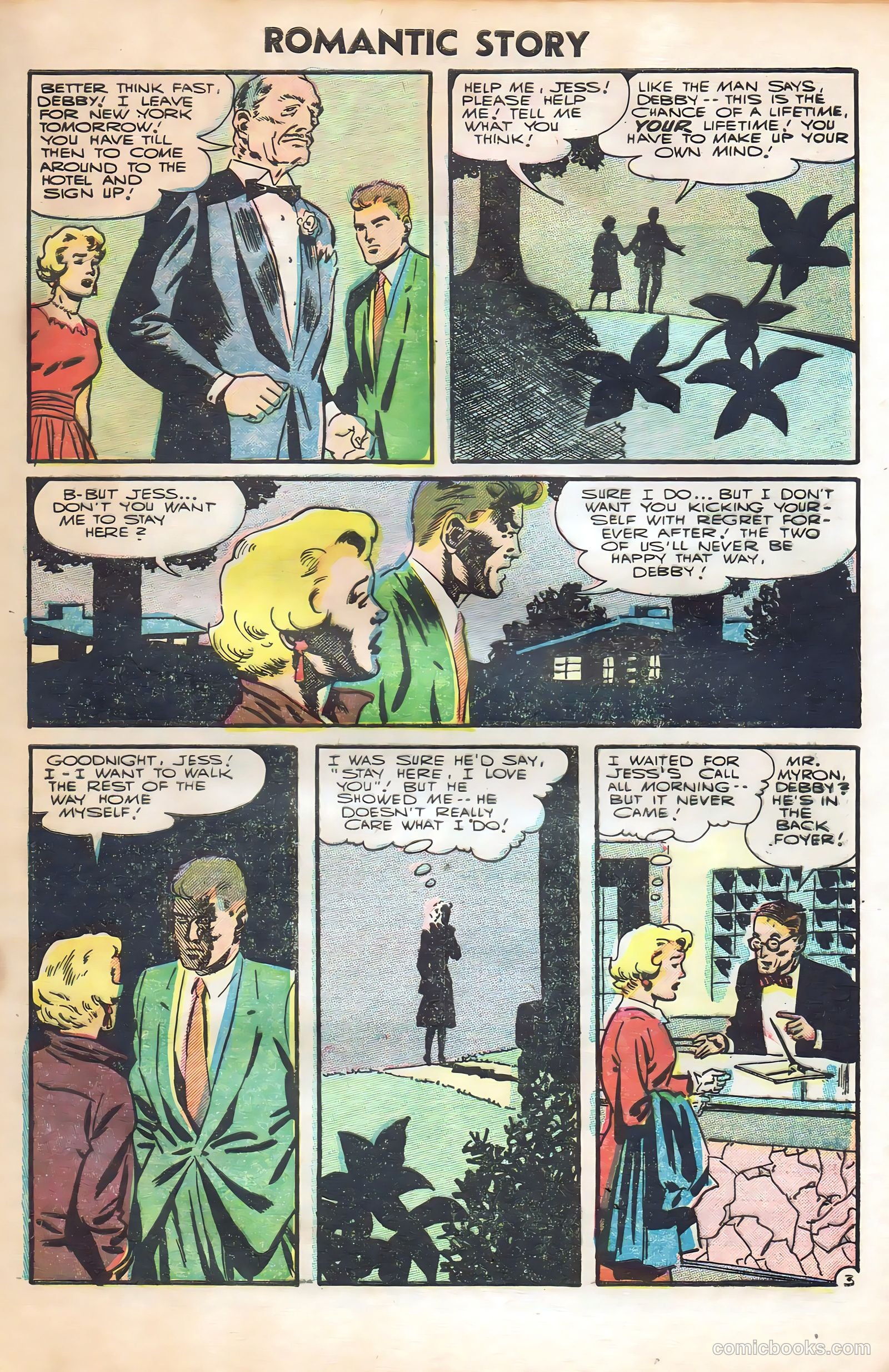 Romantic Story #32 (1956) — page 5 of 36