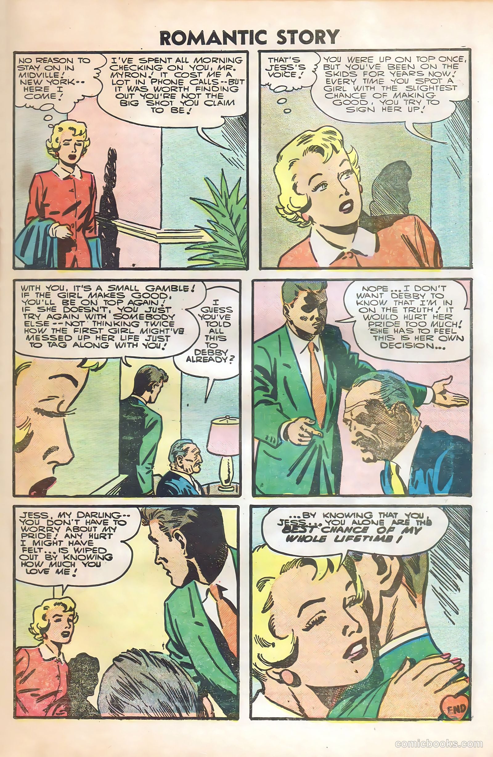 Romantic Story #32 (1956) — page 7 of 36