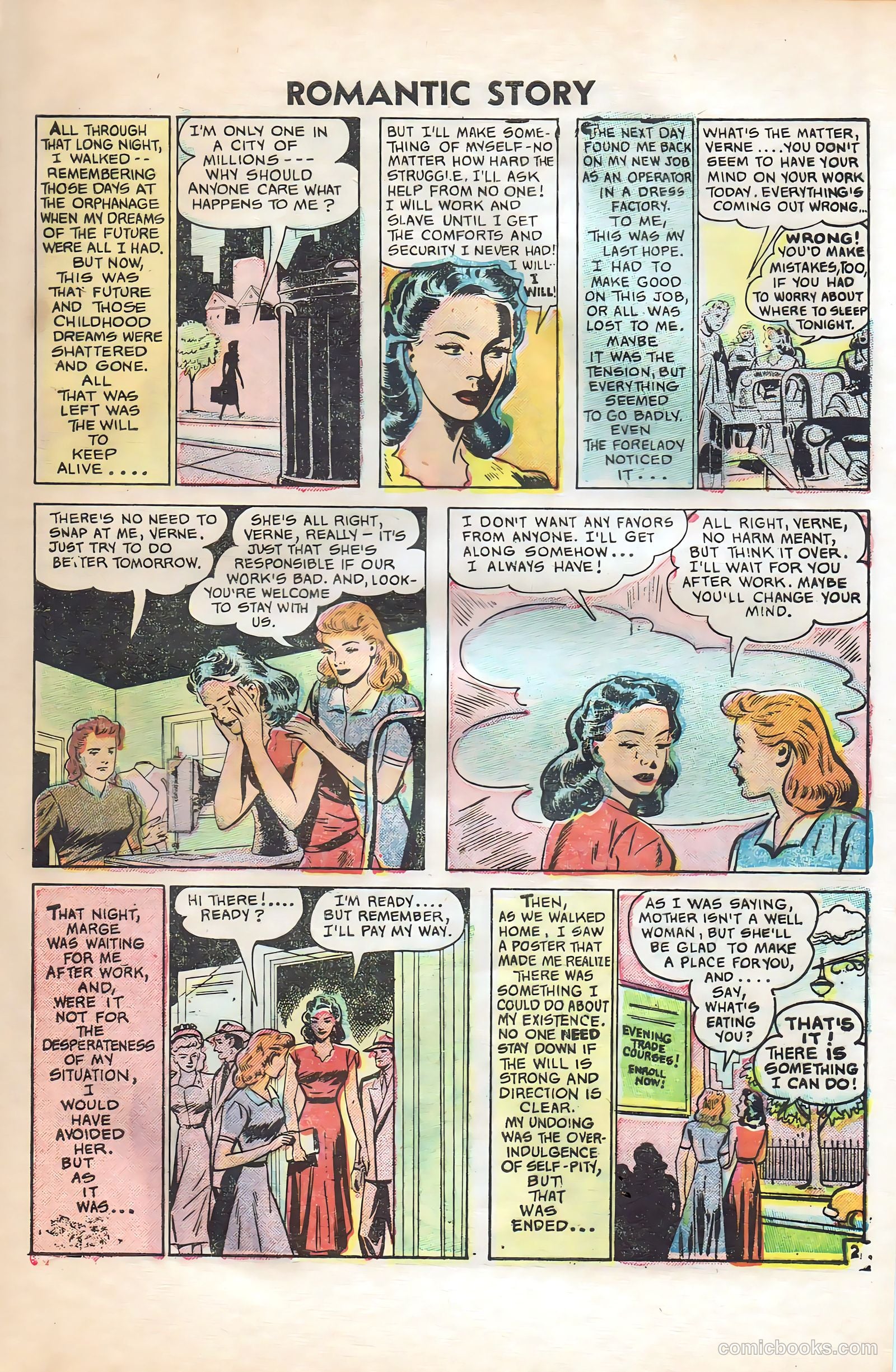 Romantic Story #32 (1956) — page 9 of 36