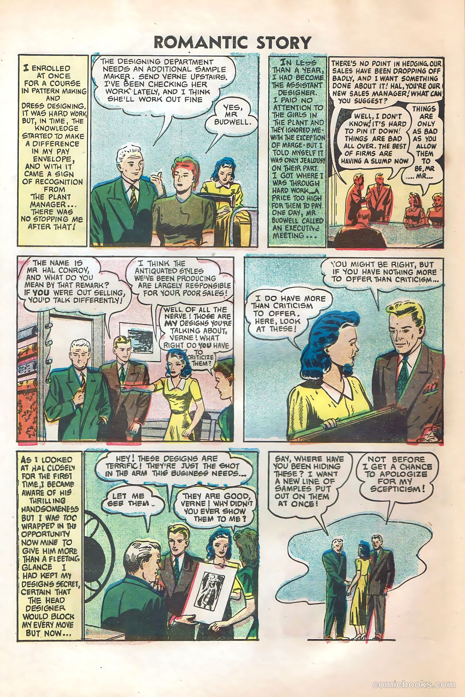 Romantic Story #32 (1956) — page 10 of 36