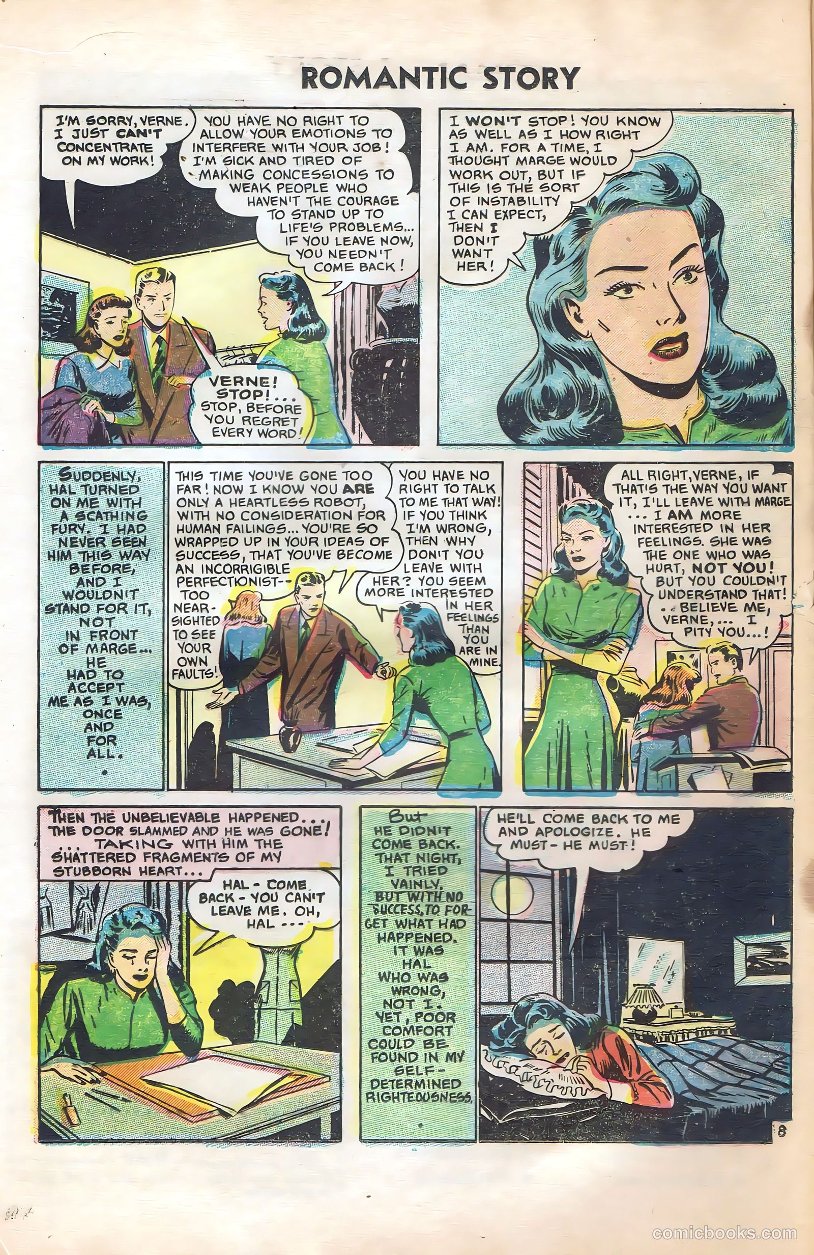 Romantic Story #32 (1956) — page 16 of 36