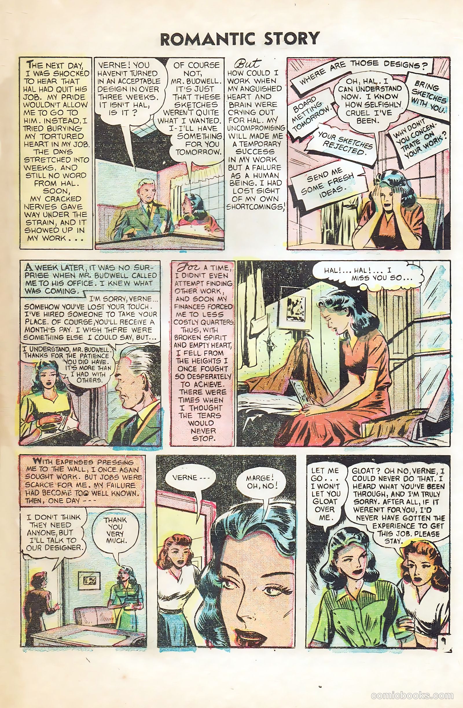 Romantic Story #32 (1956) — page 17 of 36