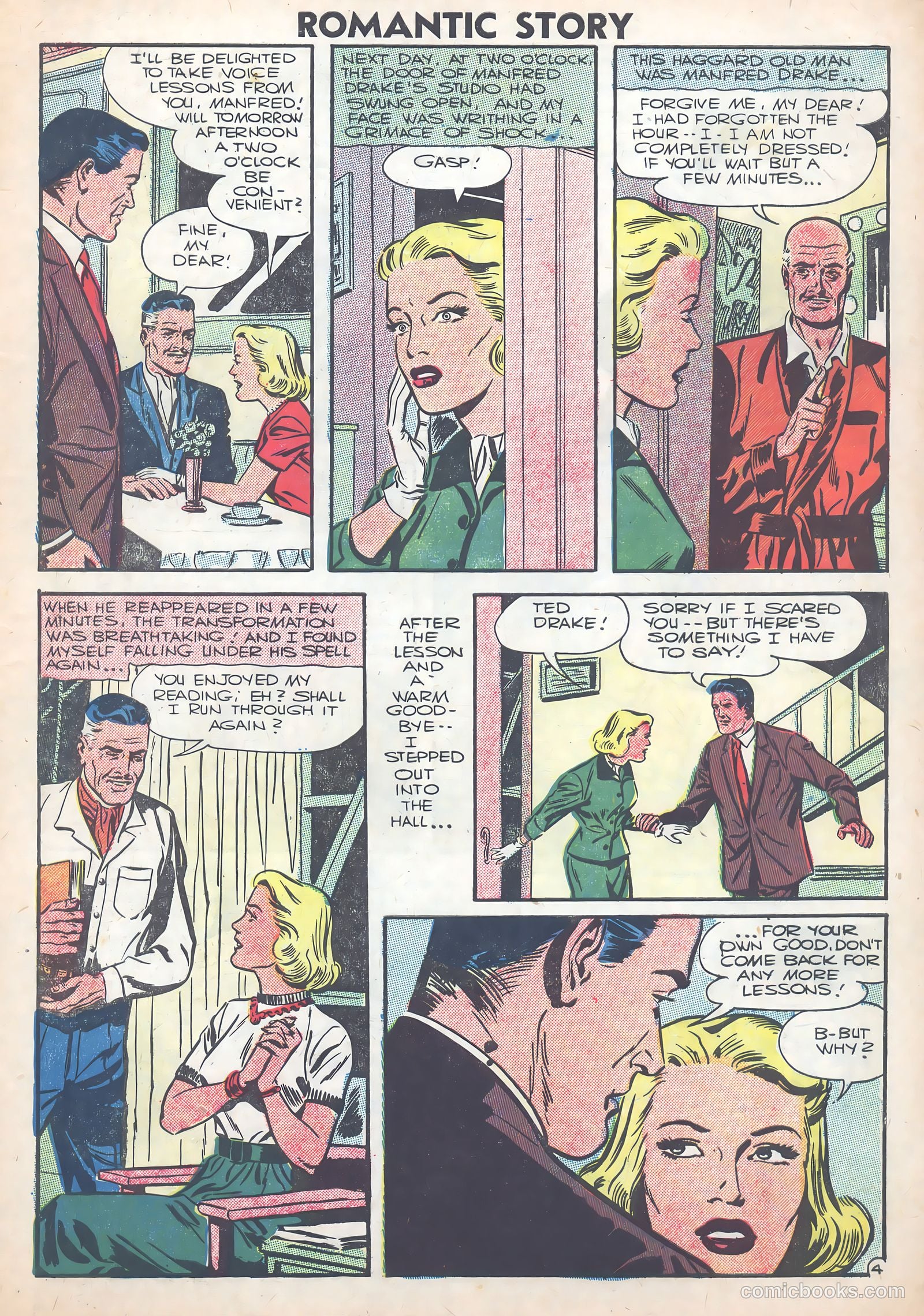 Romantic Story #33 (1956) — page 7 of 36