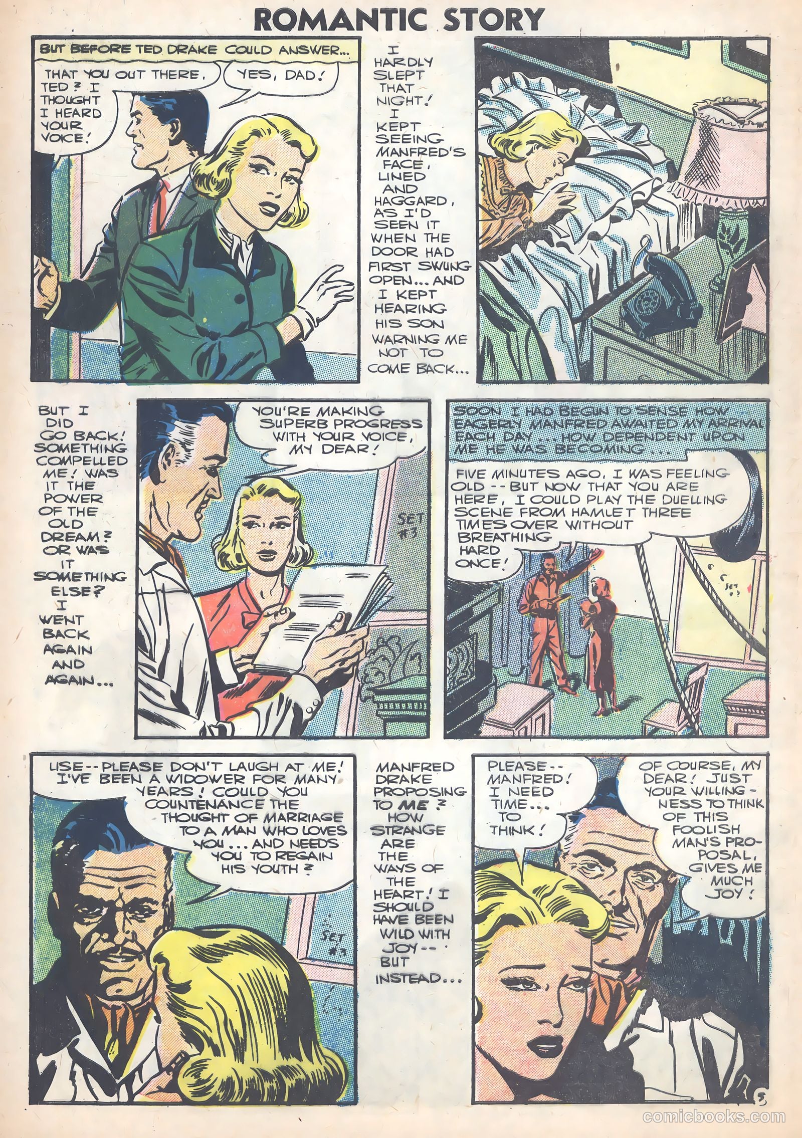 Romantic Story #33 (1956) — page 8 of 36