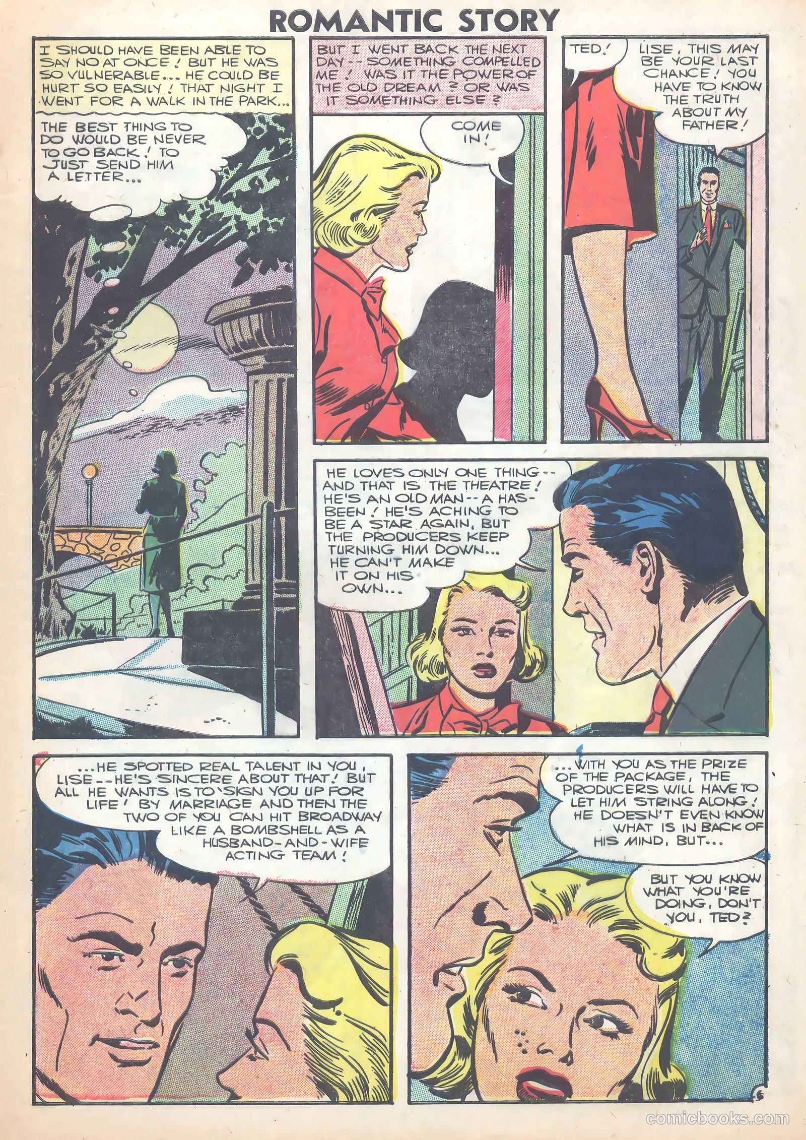 Romantic Story #33 (1956) — page 9 of 36