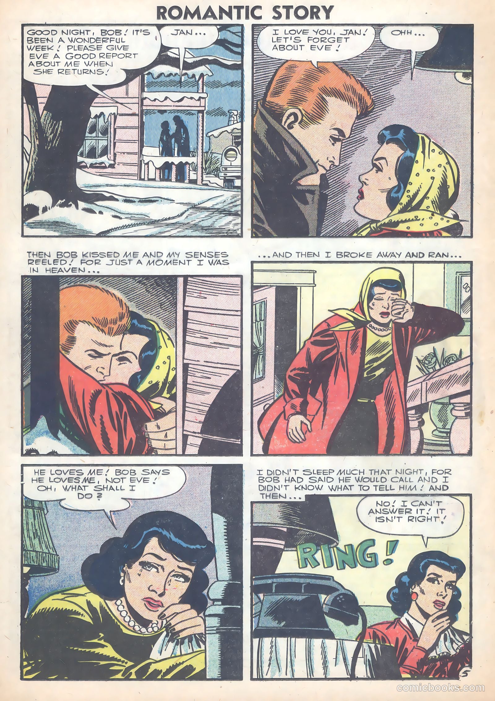 Romantic Story #33 (1956) — page 16 of 36