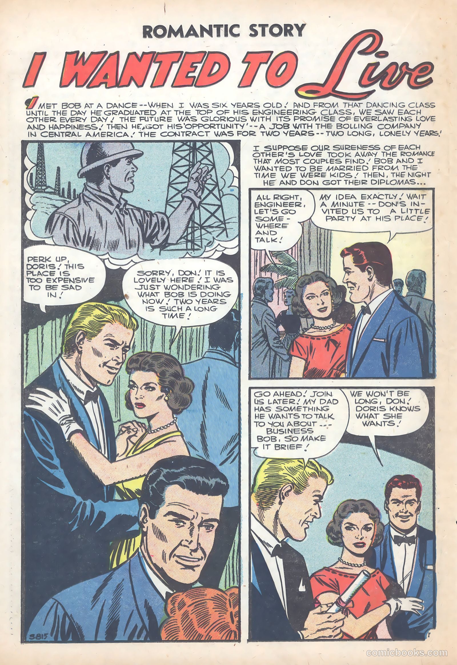 Romantic Story #33 (1956) — page 20 of 36