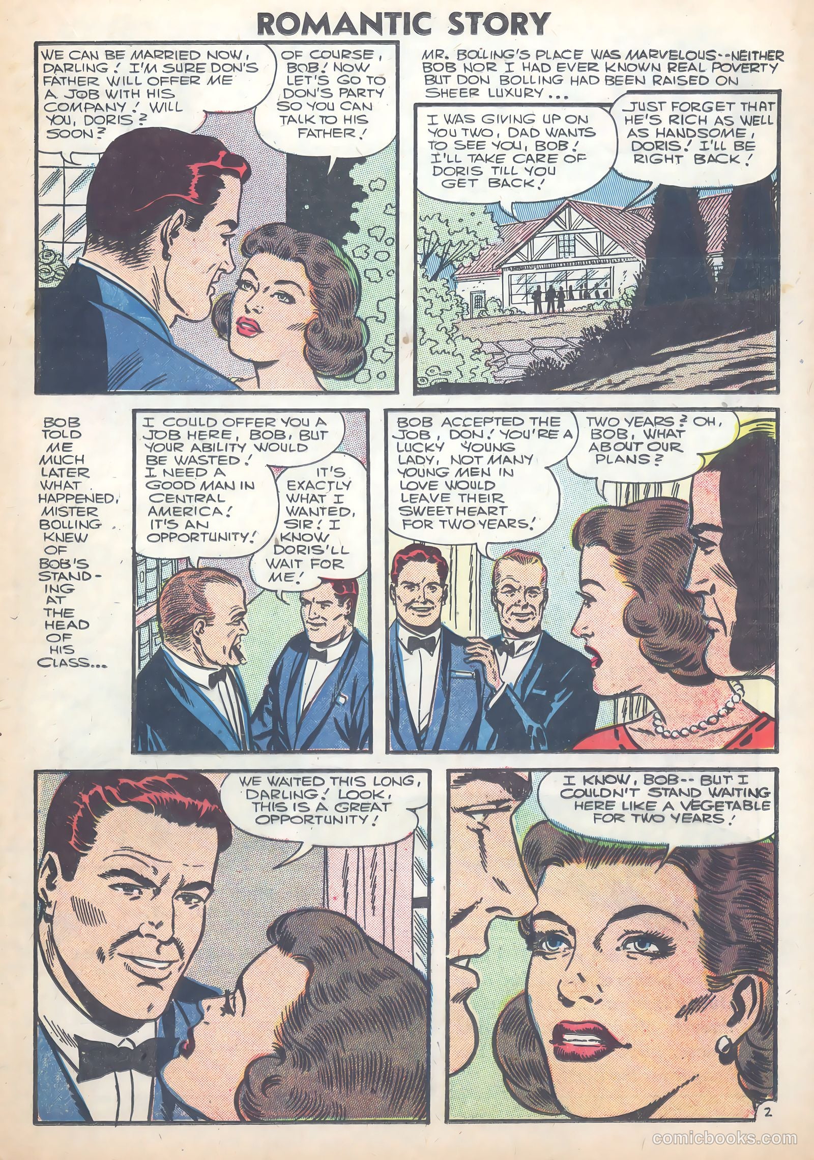 Romantic Story #33 (1956) — page 21 of 36