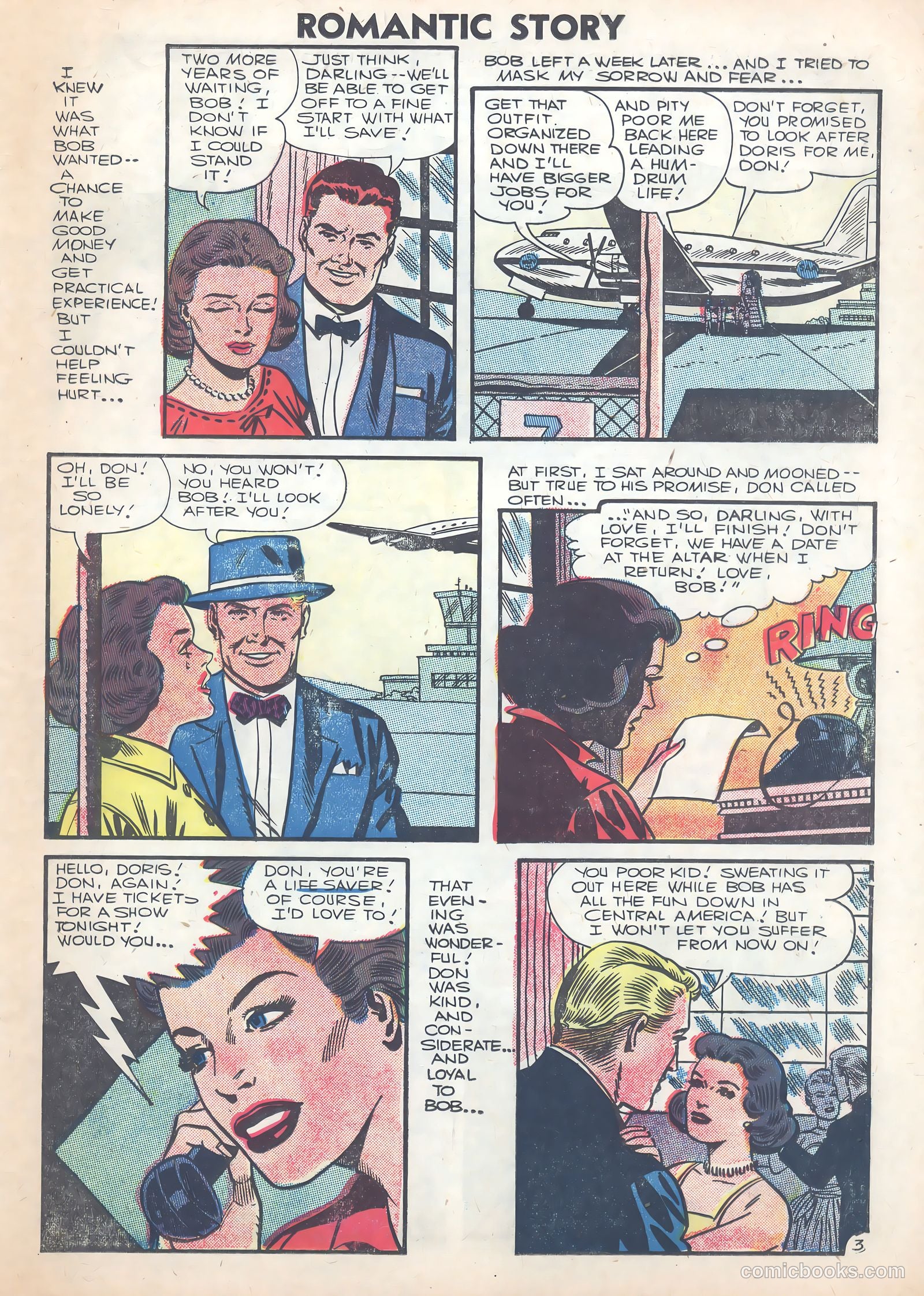 Romantic Story #33 (1956) — page 23 of 36