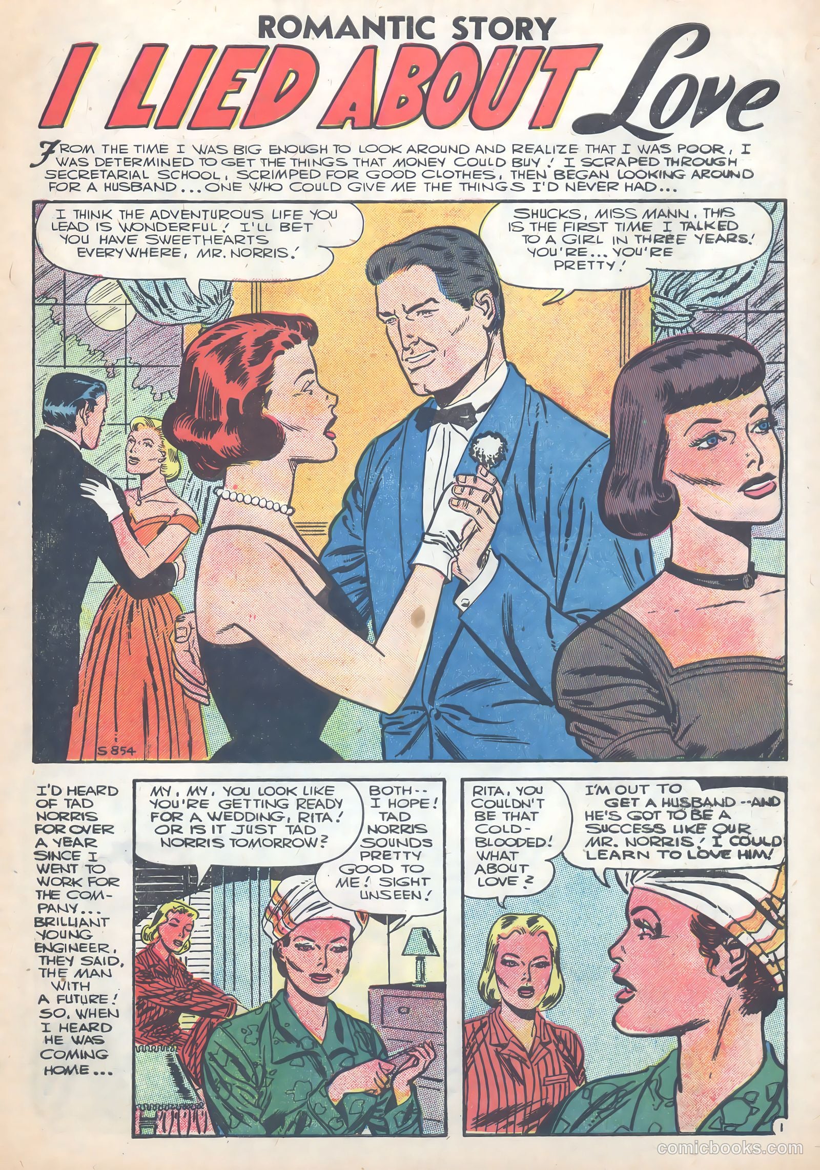 Romantic Story #33 (1956) — page 27 of 36