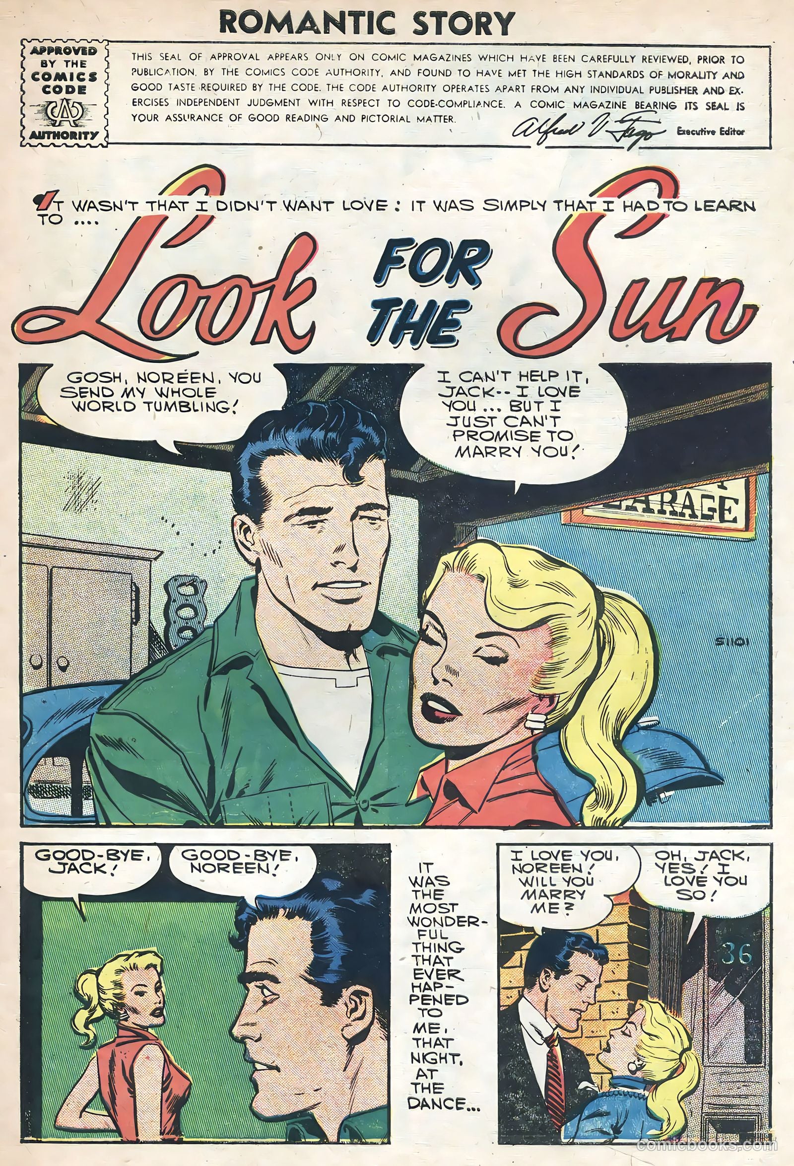 Romantic Story #34 (1957) — page 3 of 36