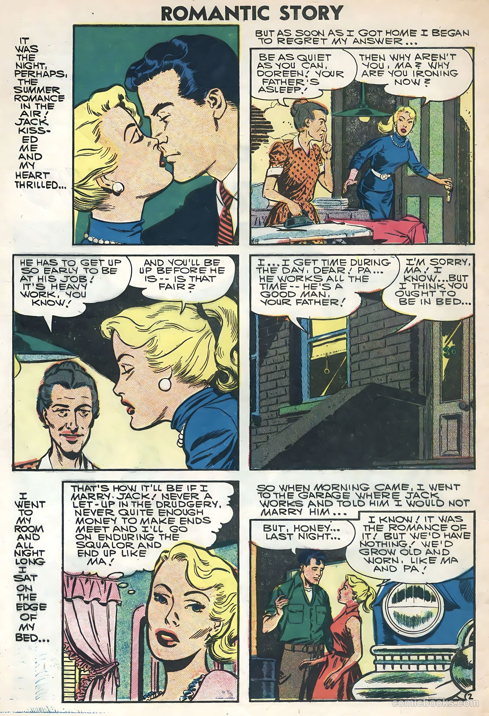 Romantic Story #34 (1957) — page 4 of 36