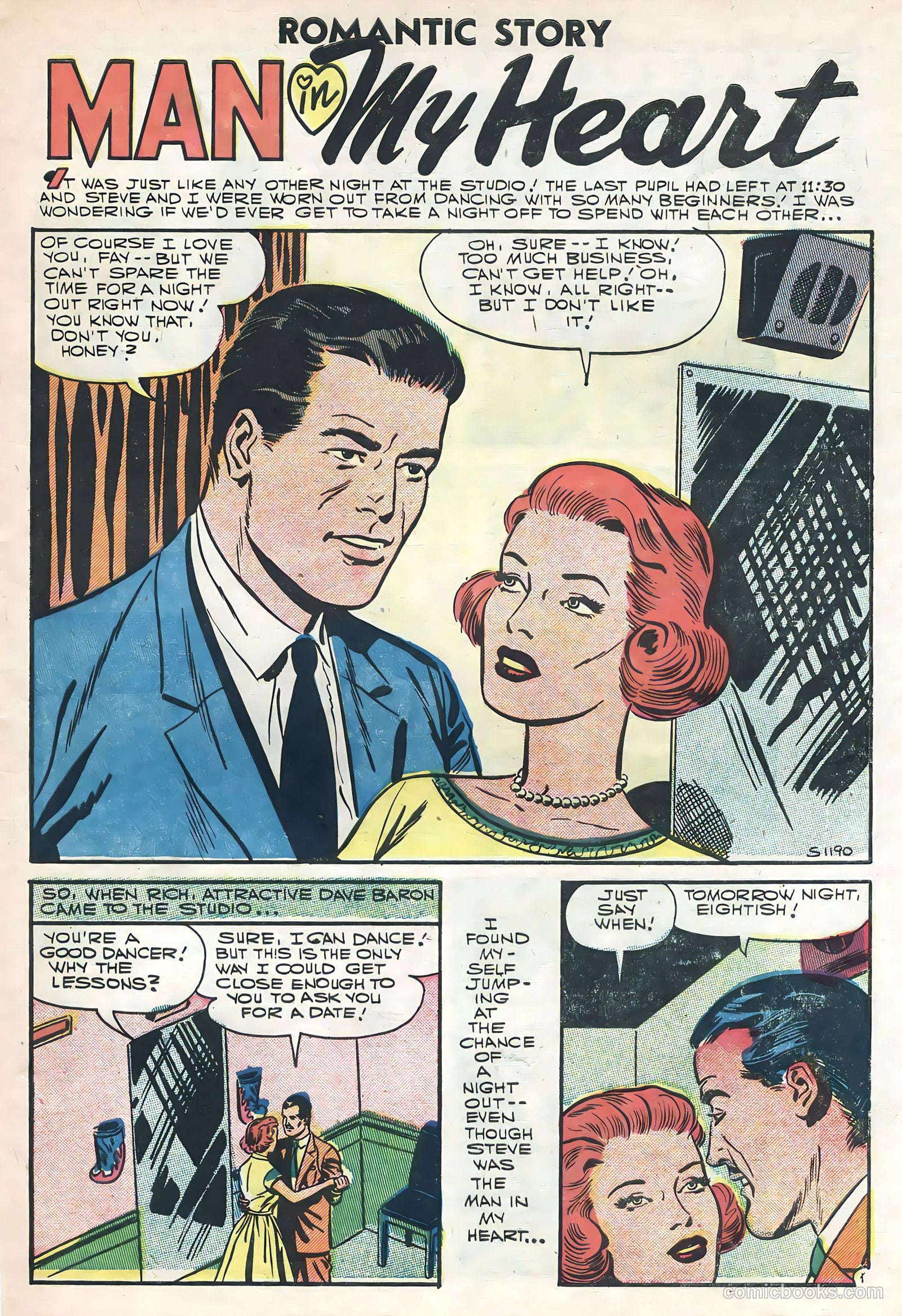 Romantic Story #34 (1957) — page 7 of 36