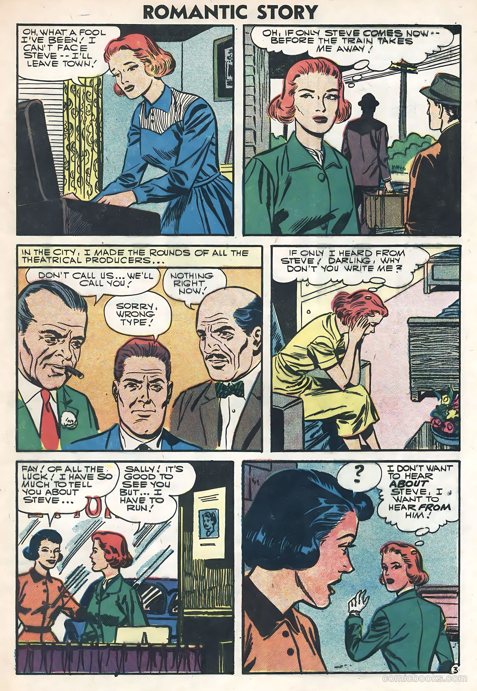 Romantic Story #34 (1957) — page 9 of 36