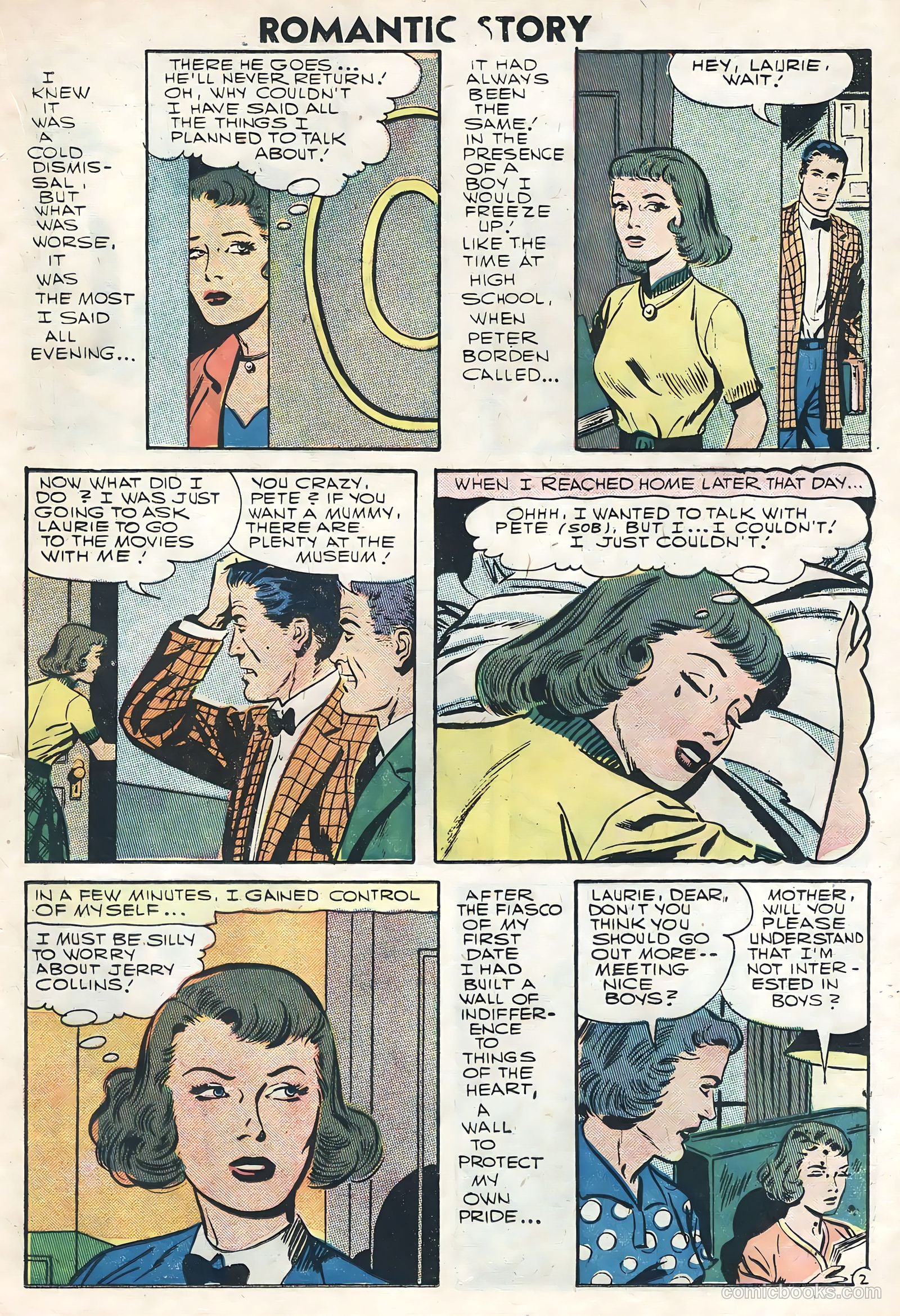 Romantic Story #34 (1957) — page 19 of 36