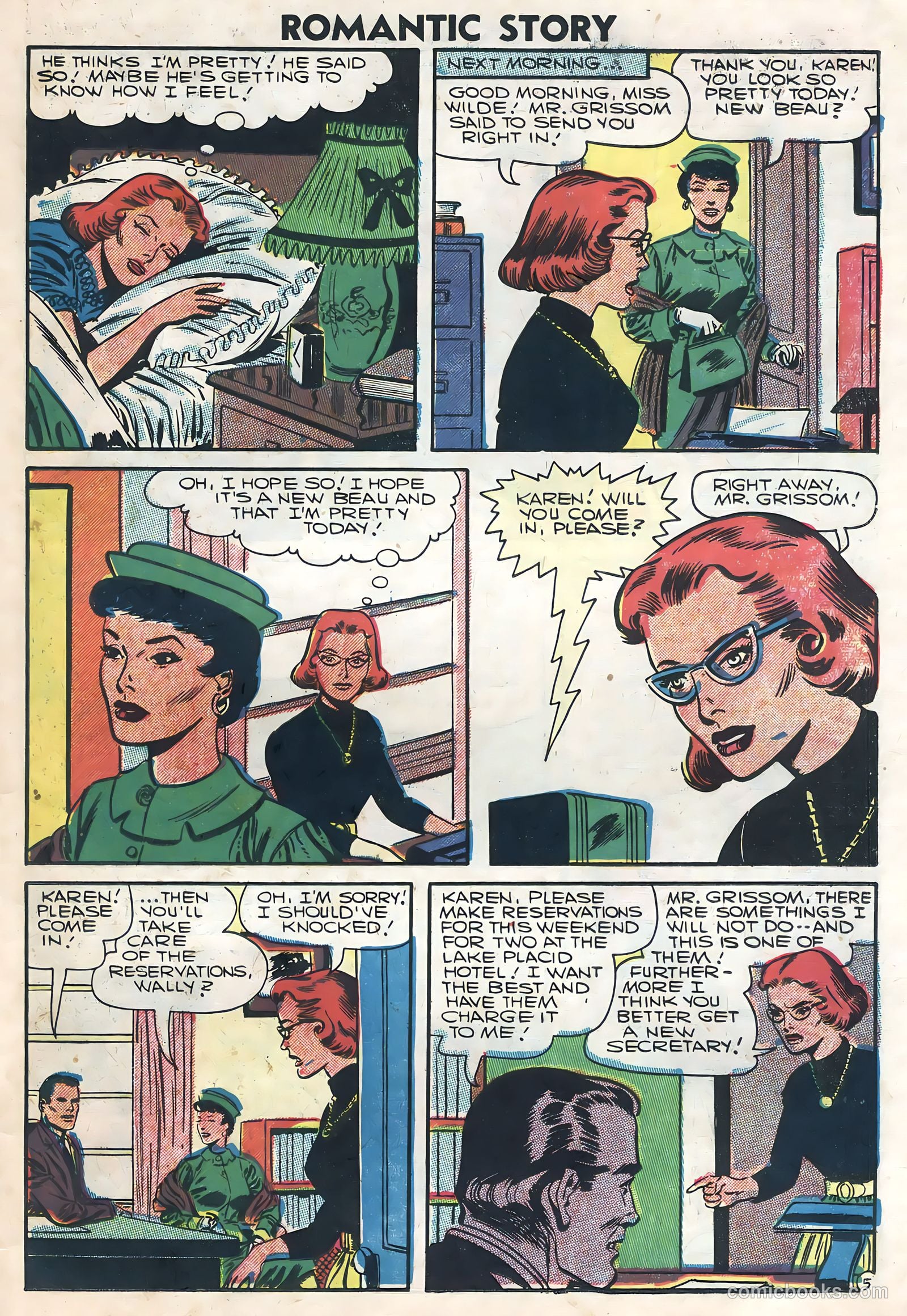 Romantic Story #35 (1957) — page 23 of 36