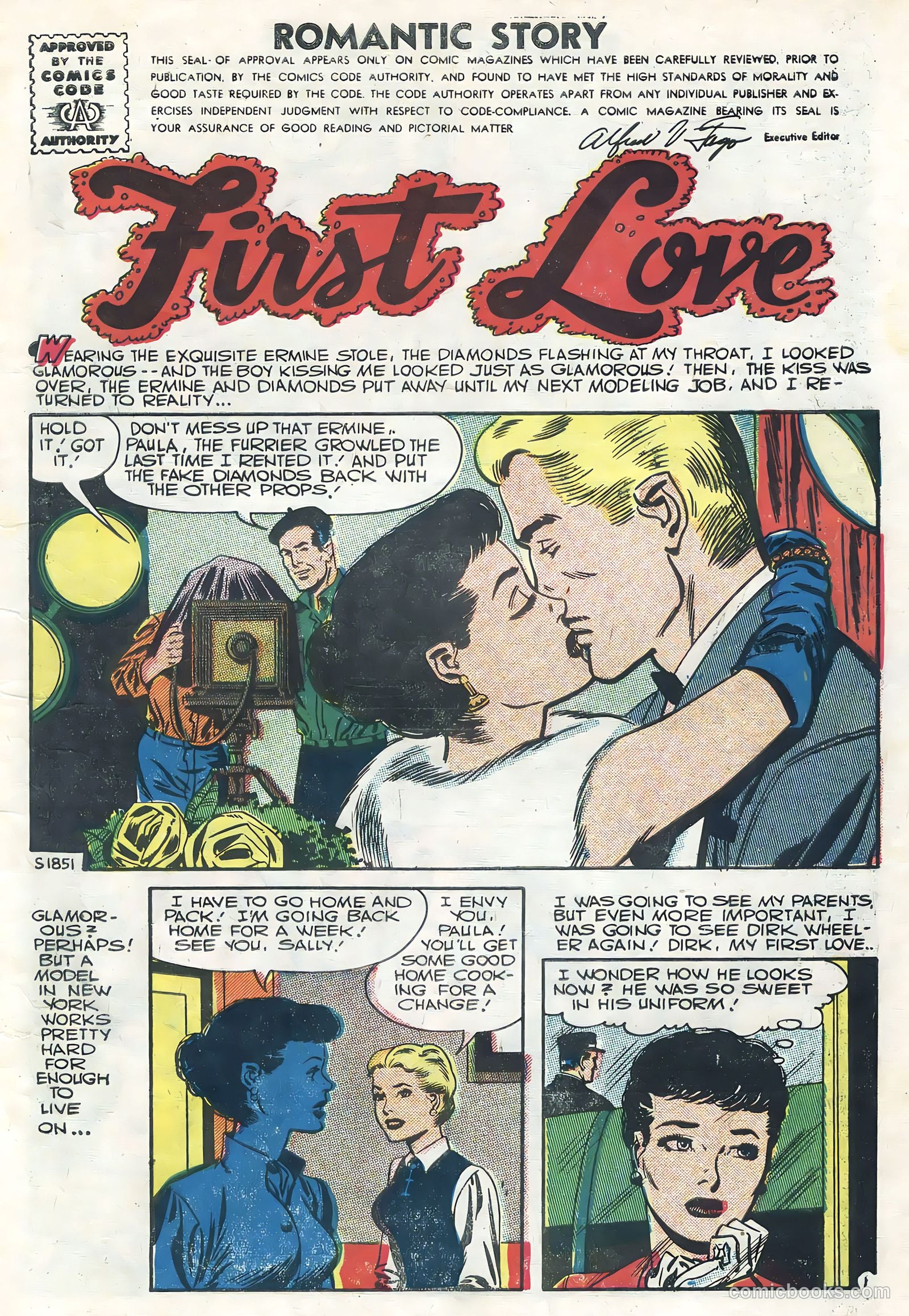 Romantic Story #36 (1957) — page 3 of 36