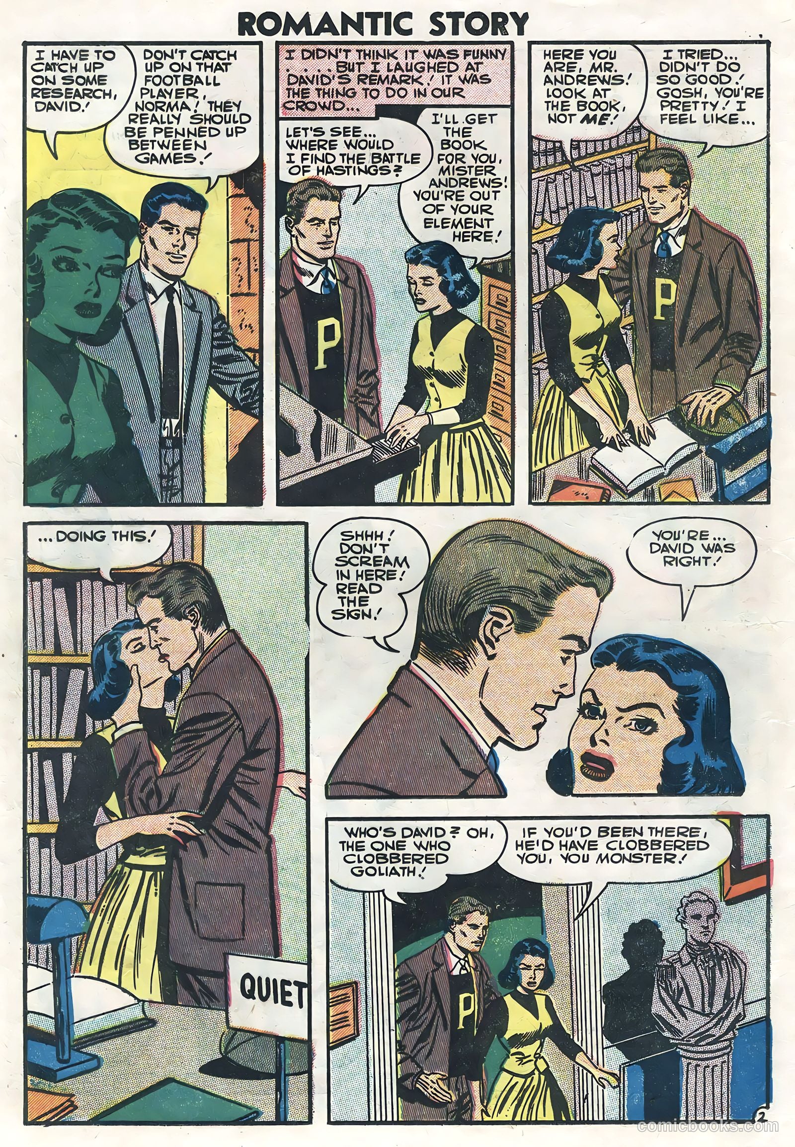 Romantic Story #36 (1957) — page 16 of 36