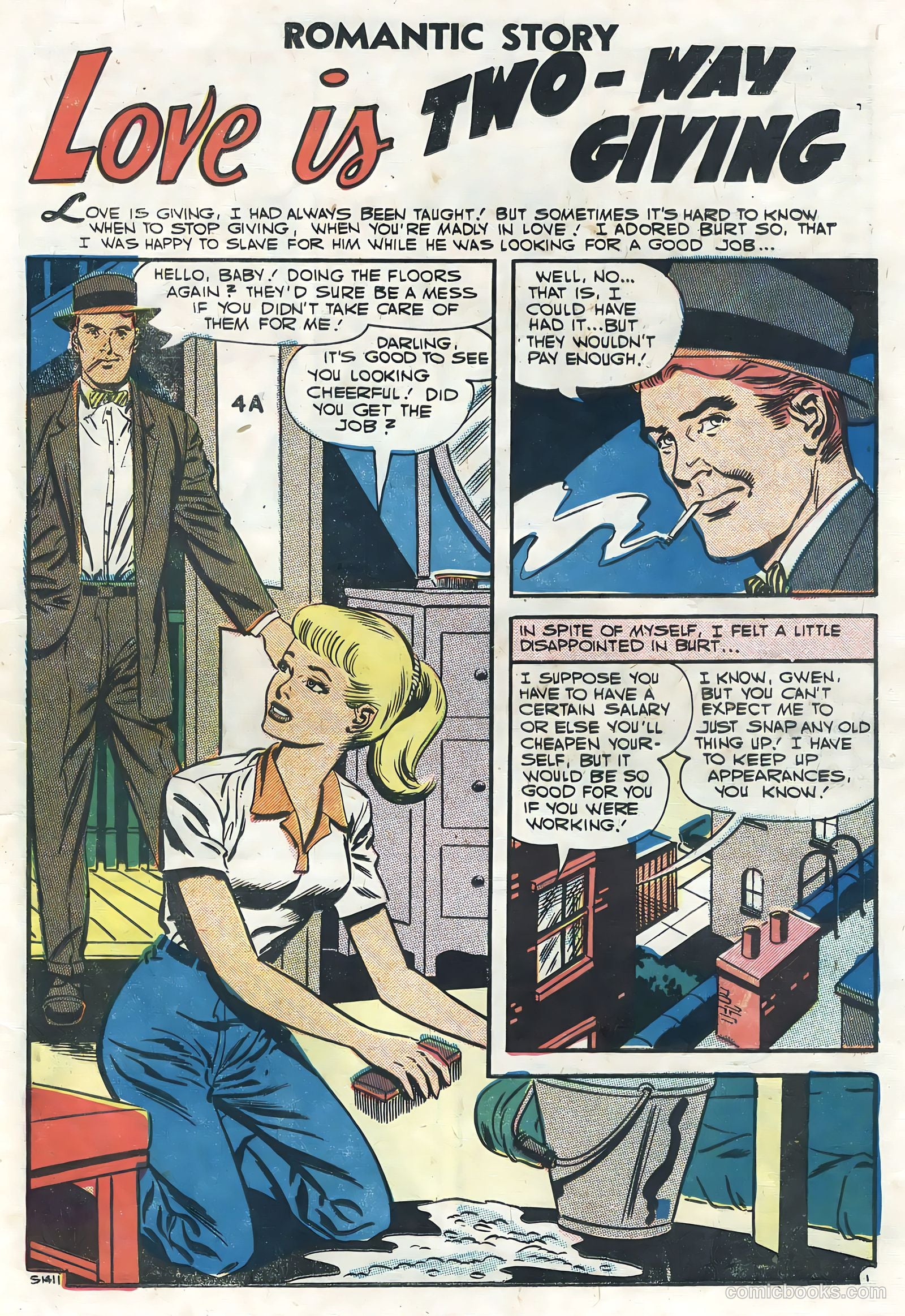 Romantic Story #36 (1957) — page 23 of 36