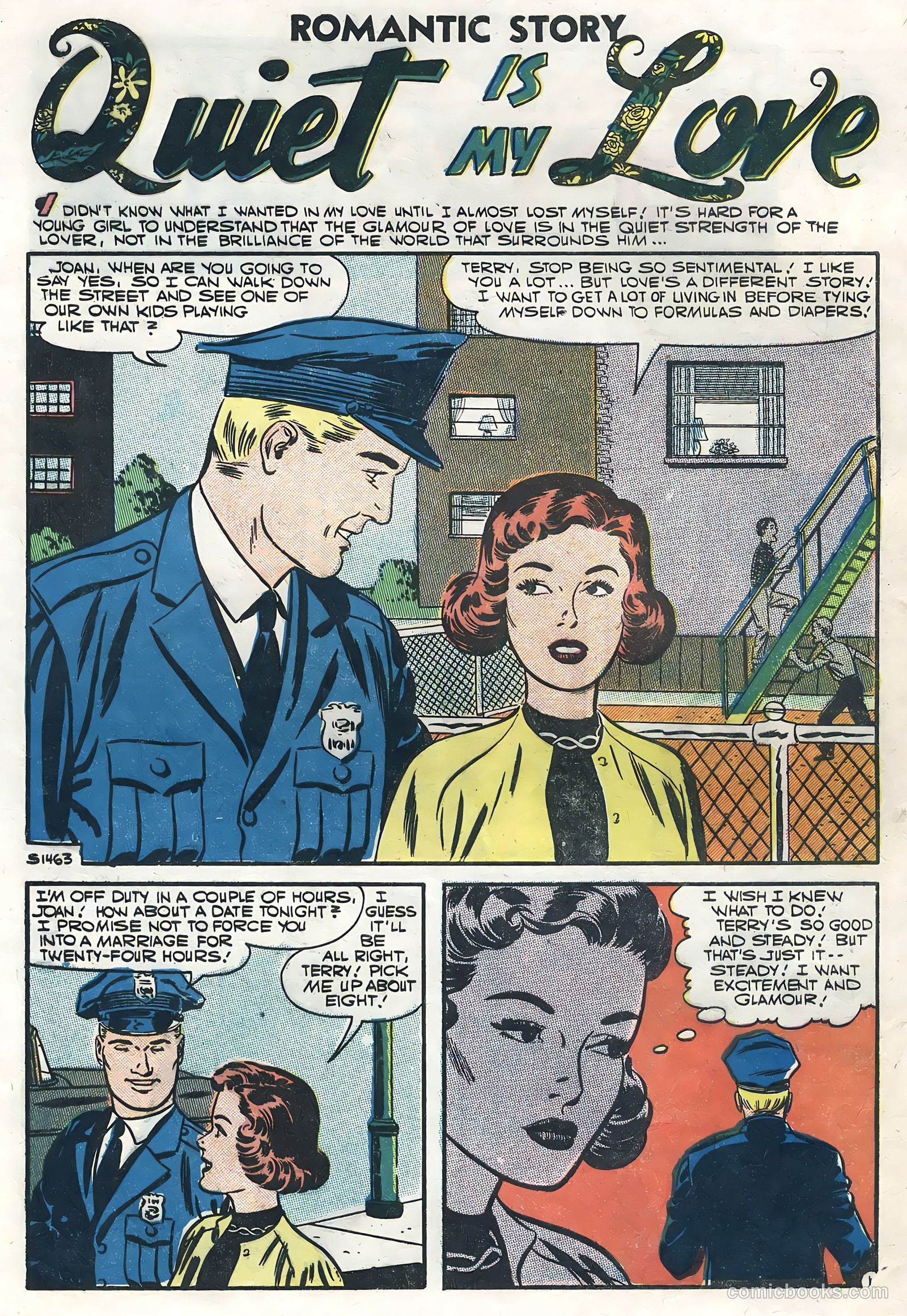 Romantic Story #36 (1957) — page 28 of 36