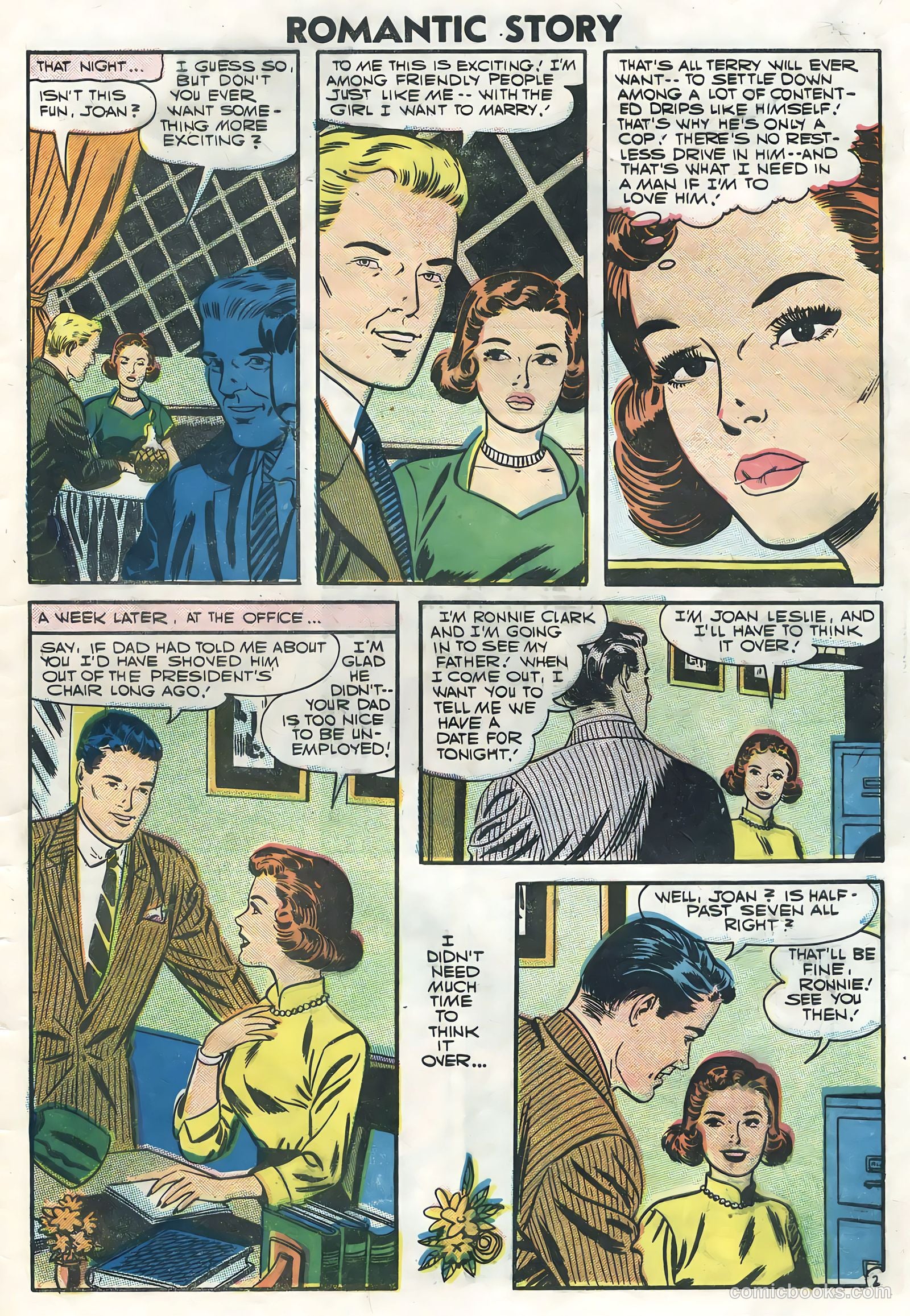 Romantic Story #36 (1957) — page 29 of 36
