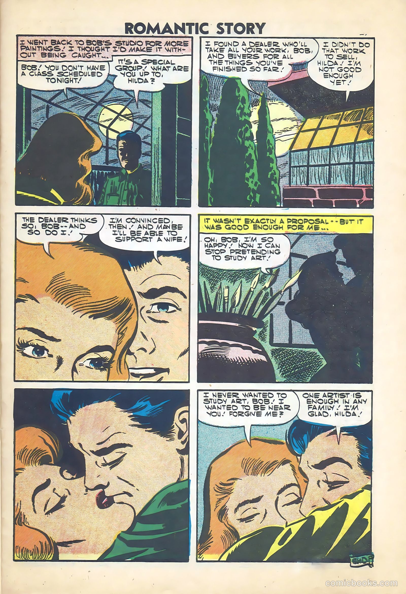 Romantic Story #37 (1957) — page 23 of 36