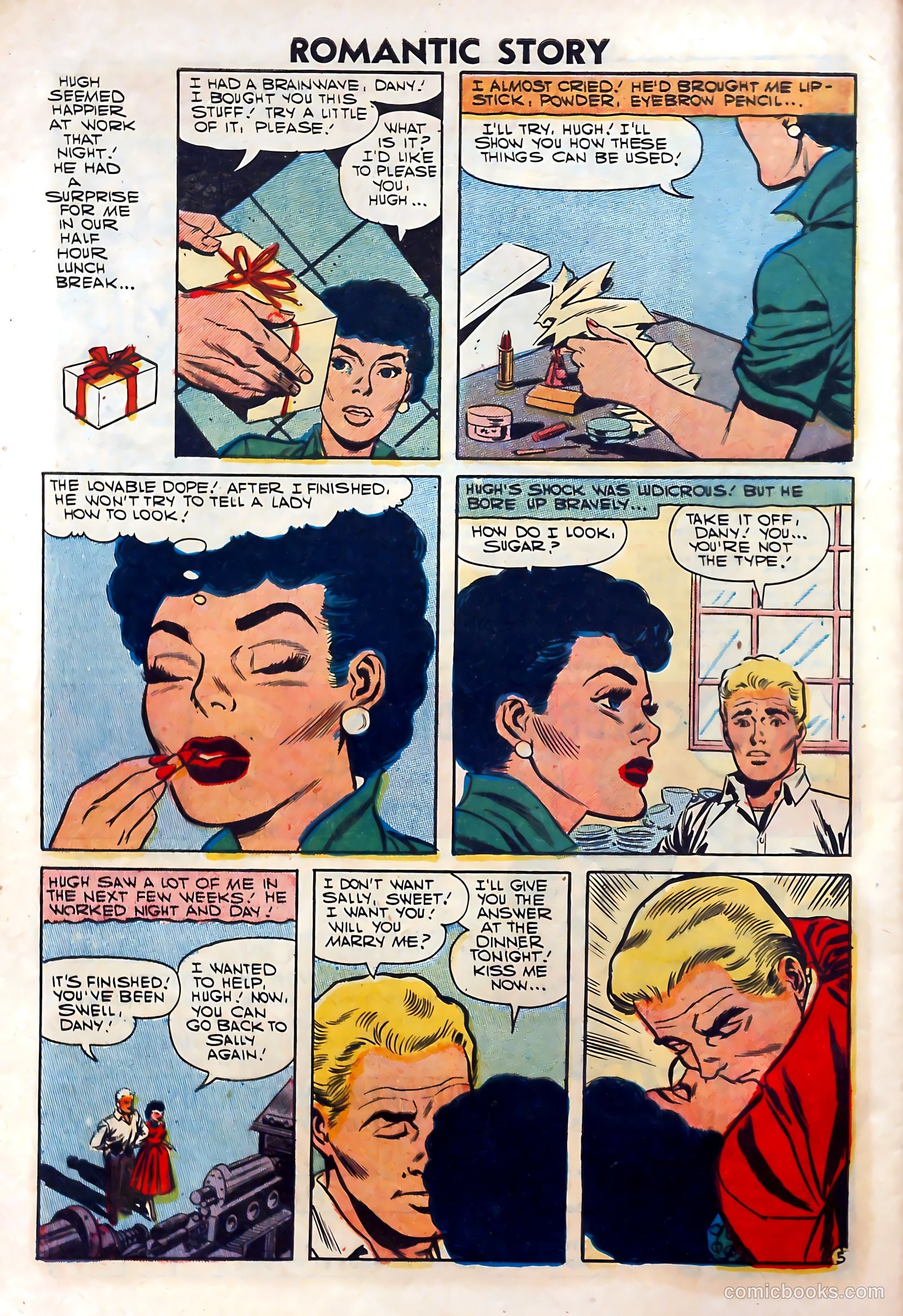 Romantic Story #38 (1958) — page 32 of 36
