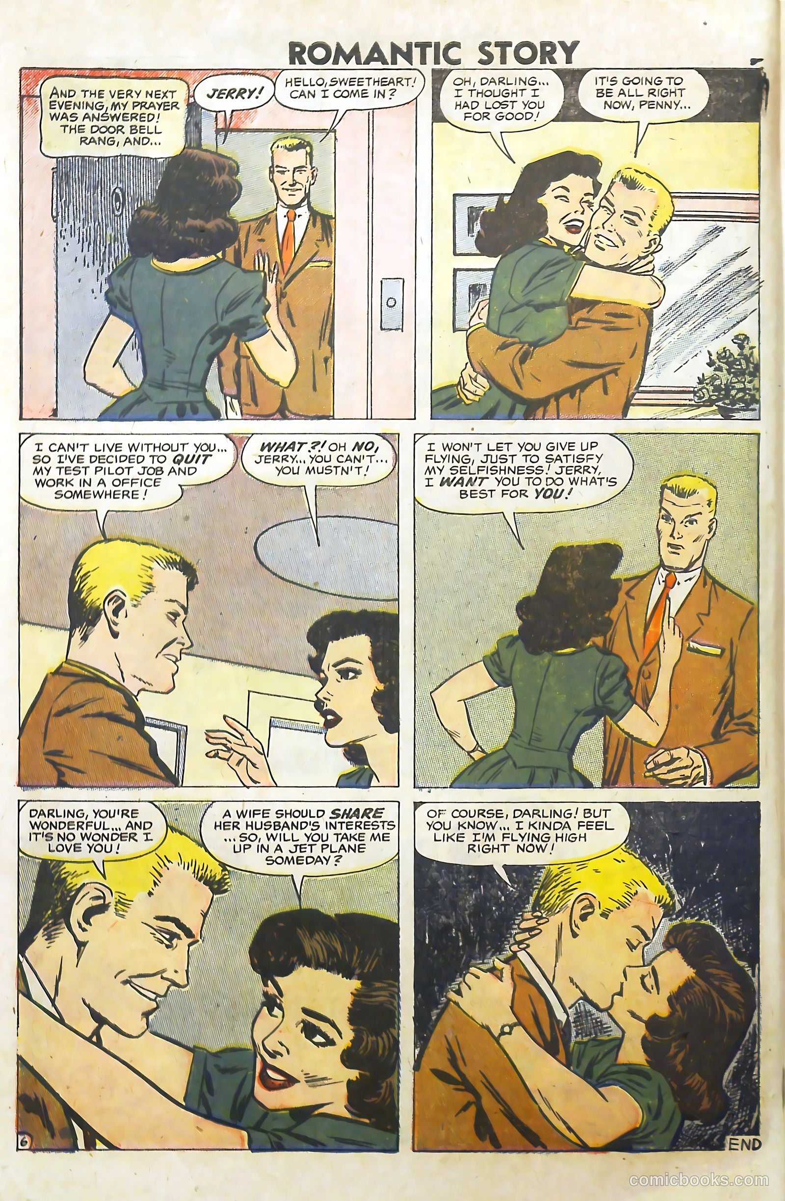 Romantic Story #39 (1958) — page 8 of 68