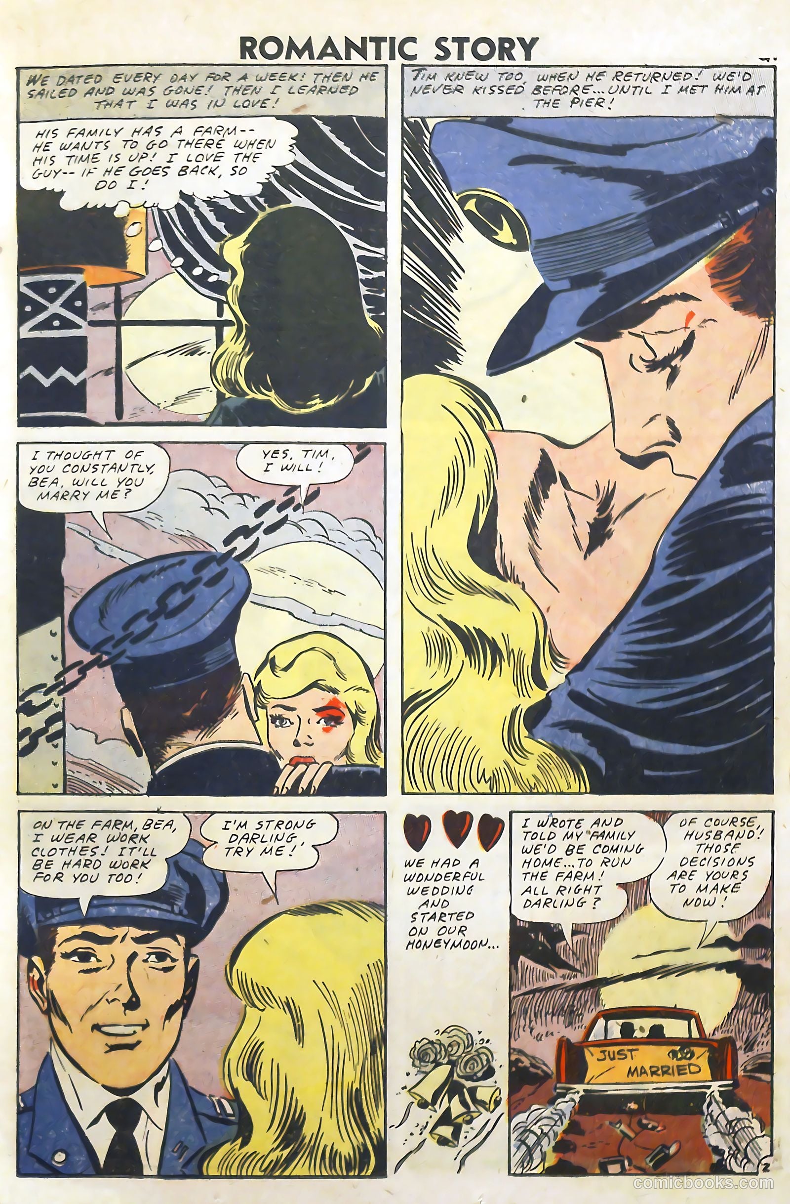 Romantic Story #39 (1958) — page 23 of 68