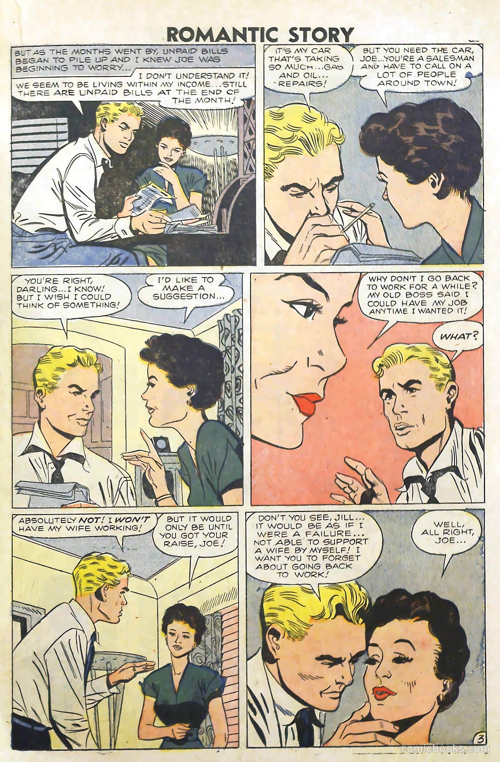 Romantic Story #39 (1958) — page 37 of 68
