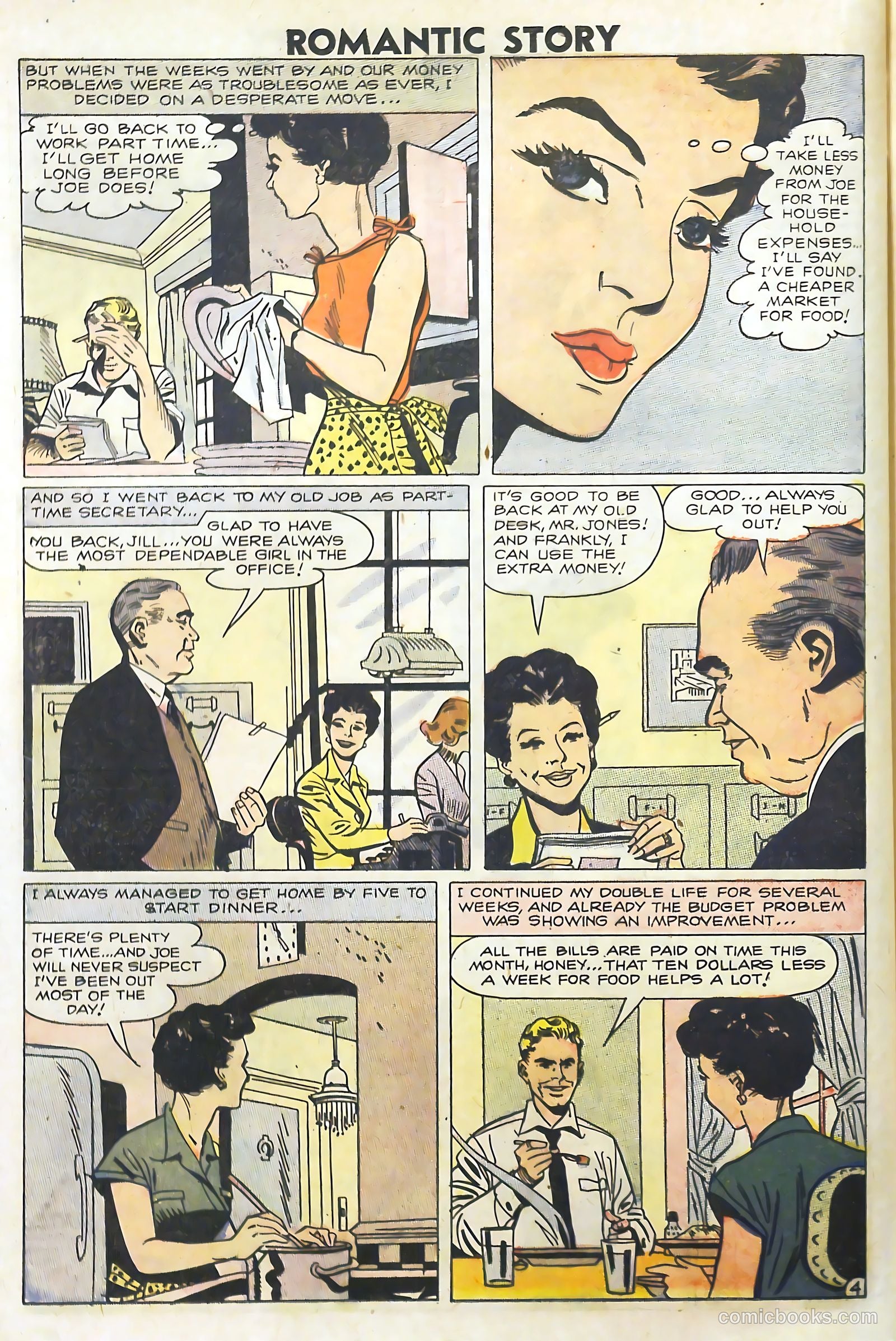 Romantic Story #39 (1958) — page 38 of 68