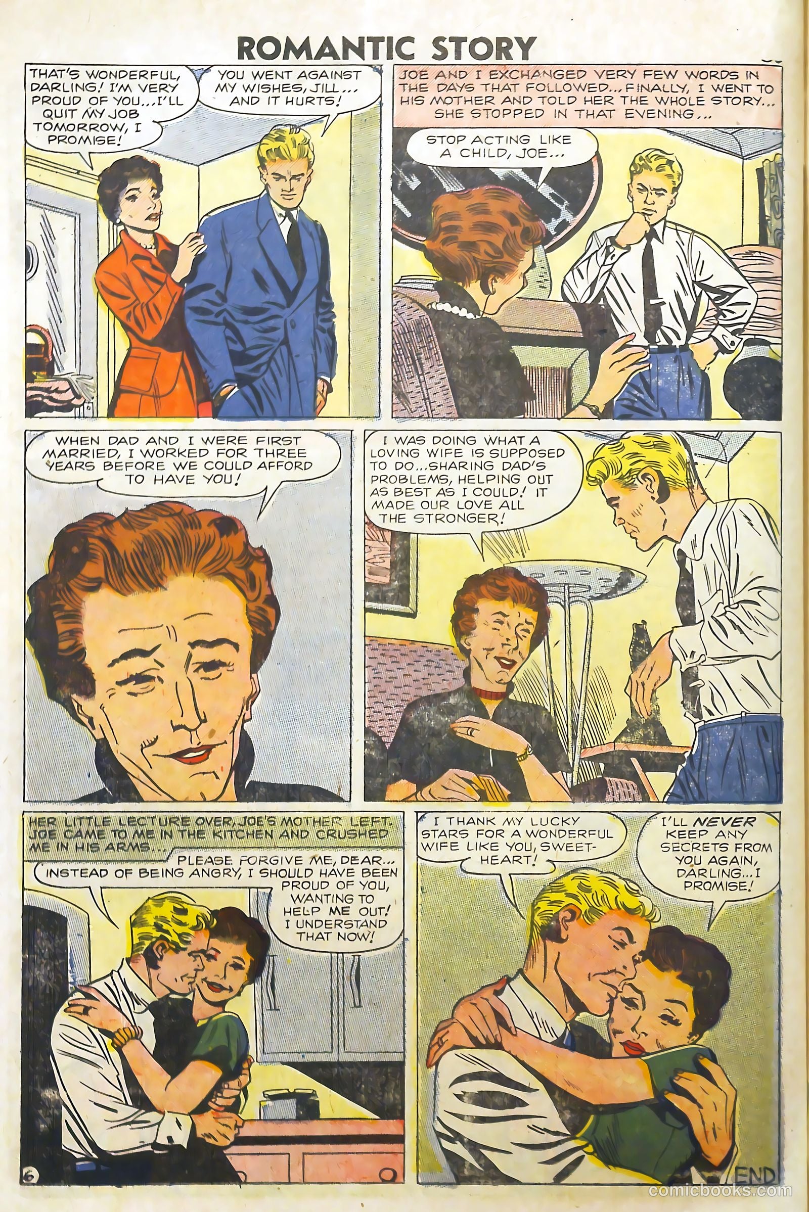 Romantic Story #39 (1958) — page 40 of 68
