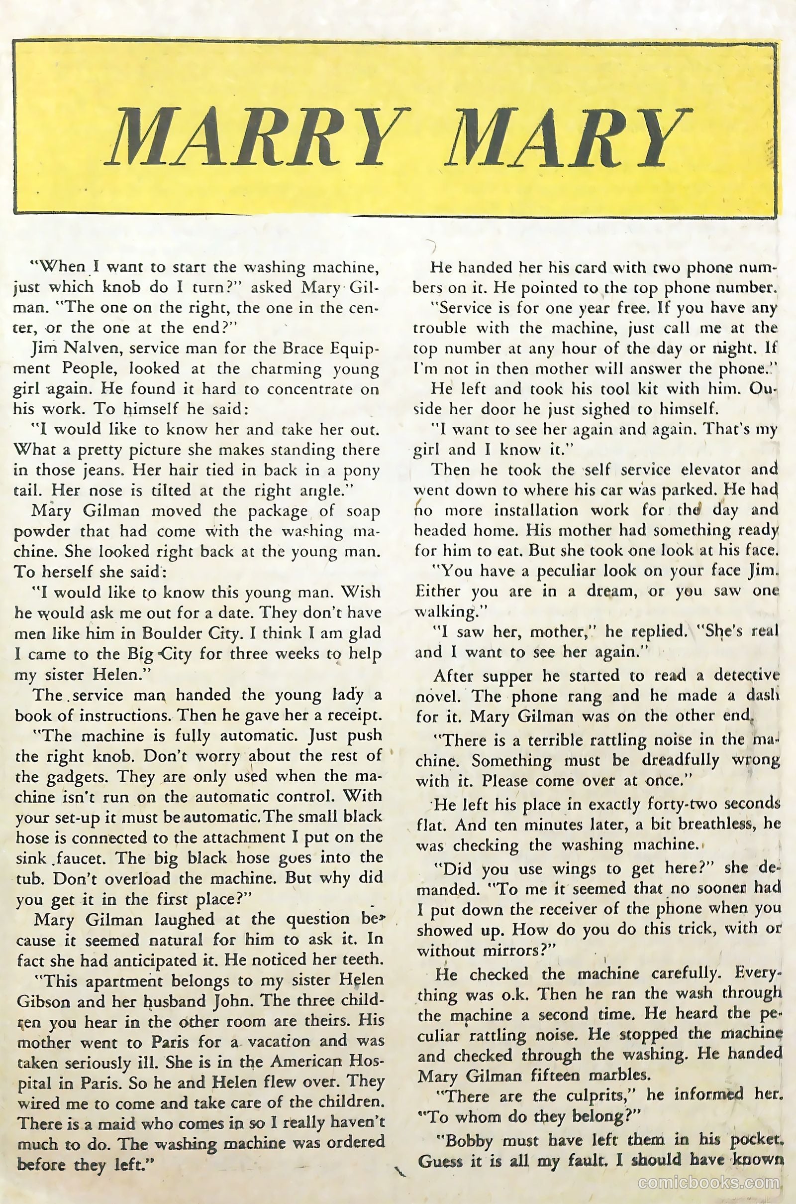 Romantic Story #39 (1958) — page 51 of 68
