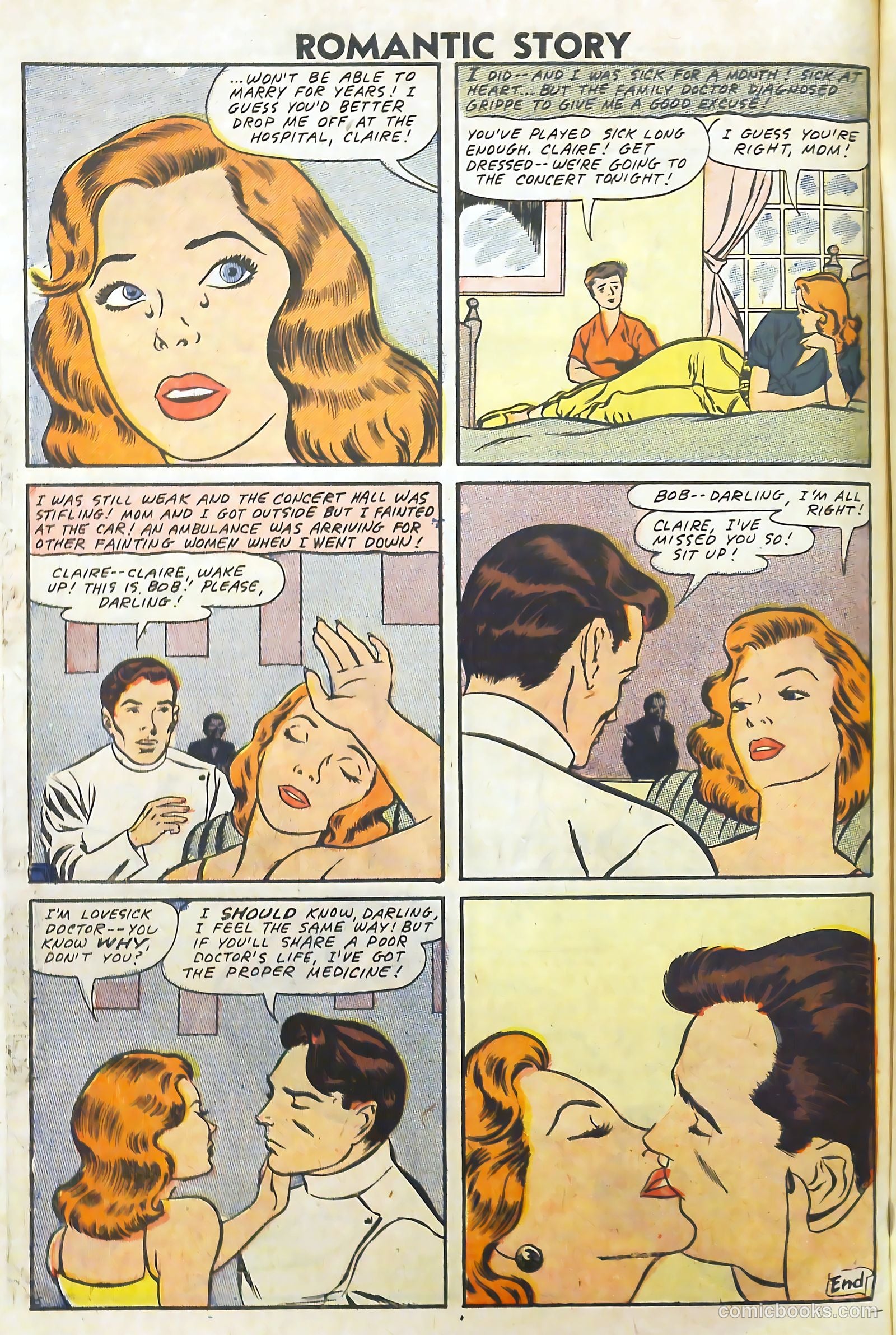 Romantic Story #39 (1958) — page 58 of 68