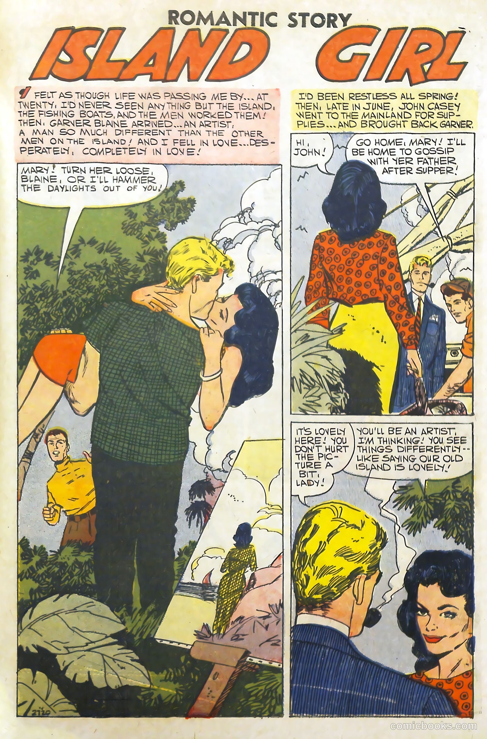 Romantic Story #39 (1958) — page 61 of 68