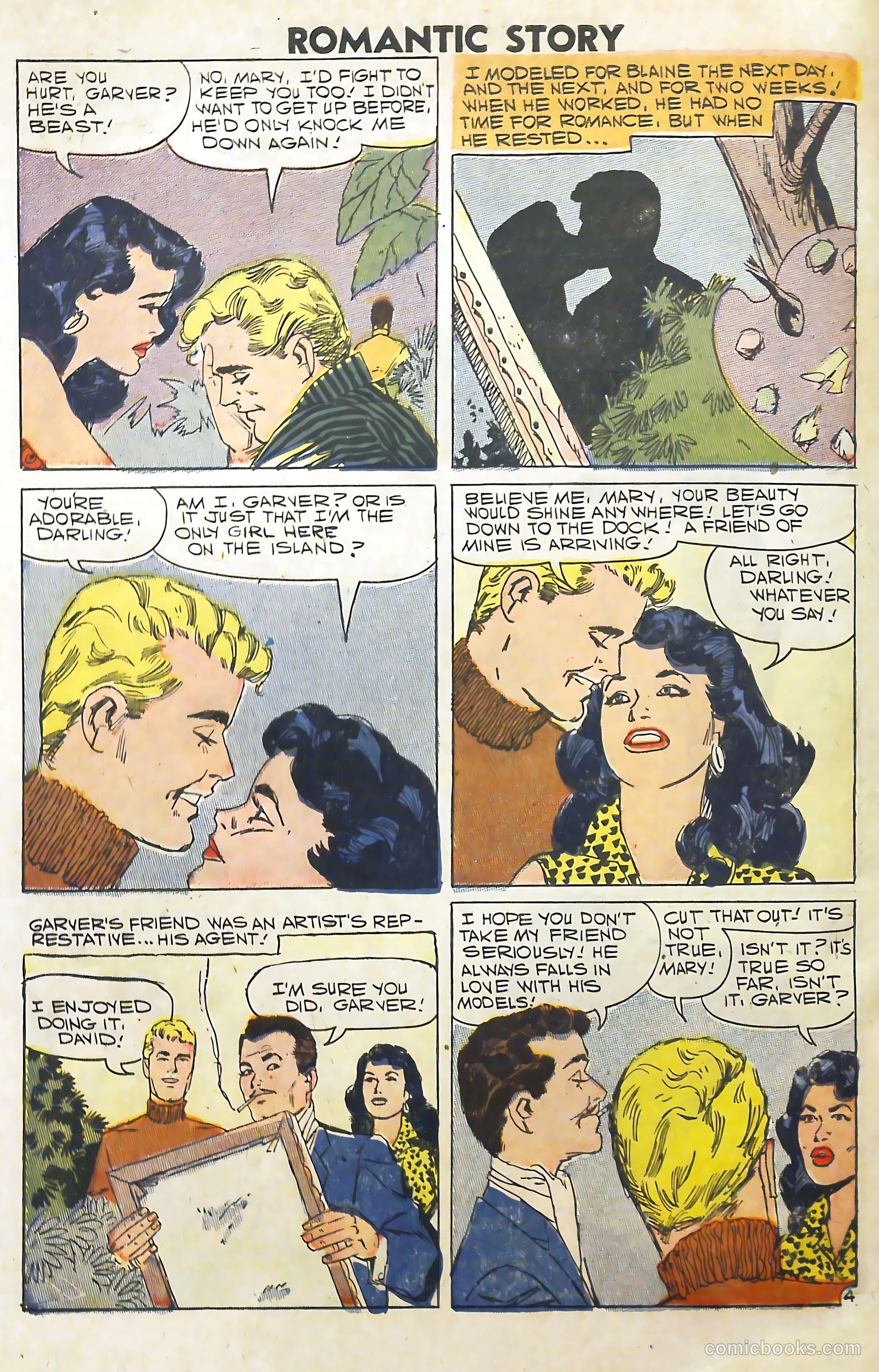 Romantic Story #39 (1958) — page 64 of 68