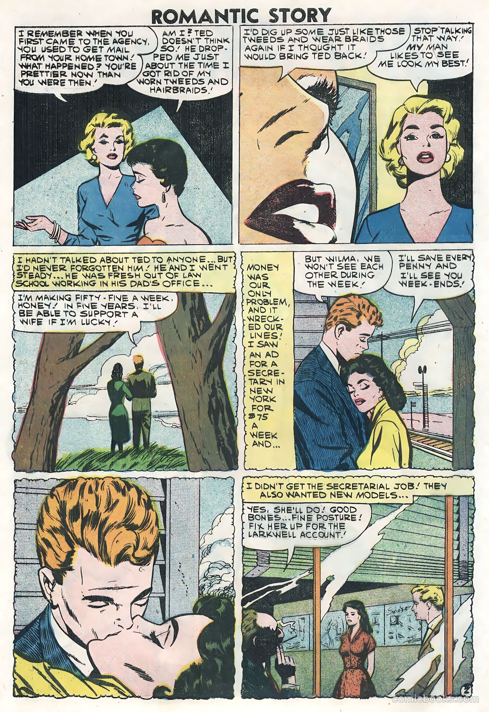 Romantic Story #42 (1959) — page 4 of 35