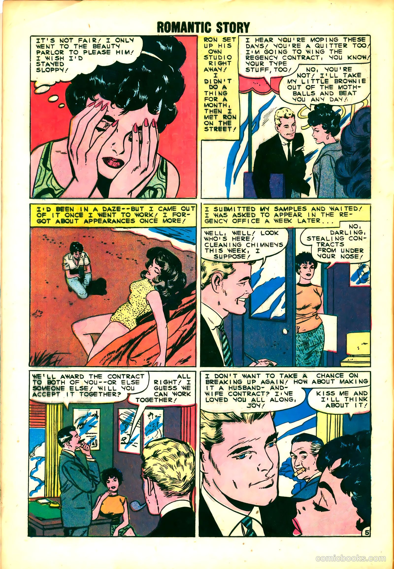 Romantic Story #44 (1959) — page 8 of 36