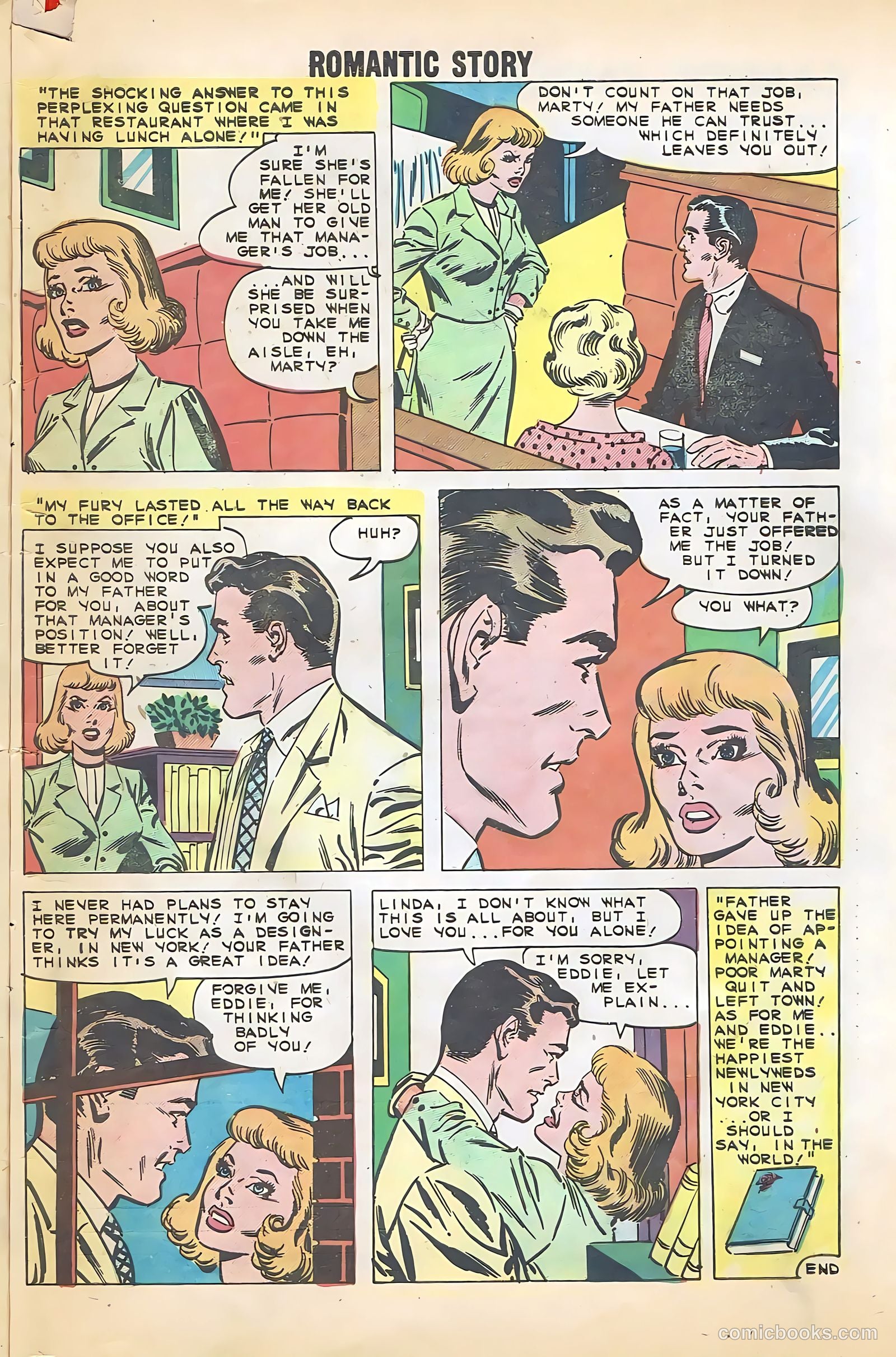 Romantic Story #45 (1959) — page 33 of 36